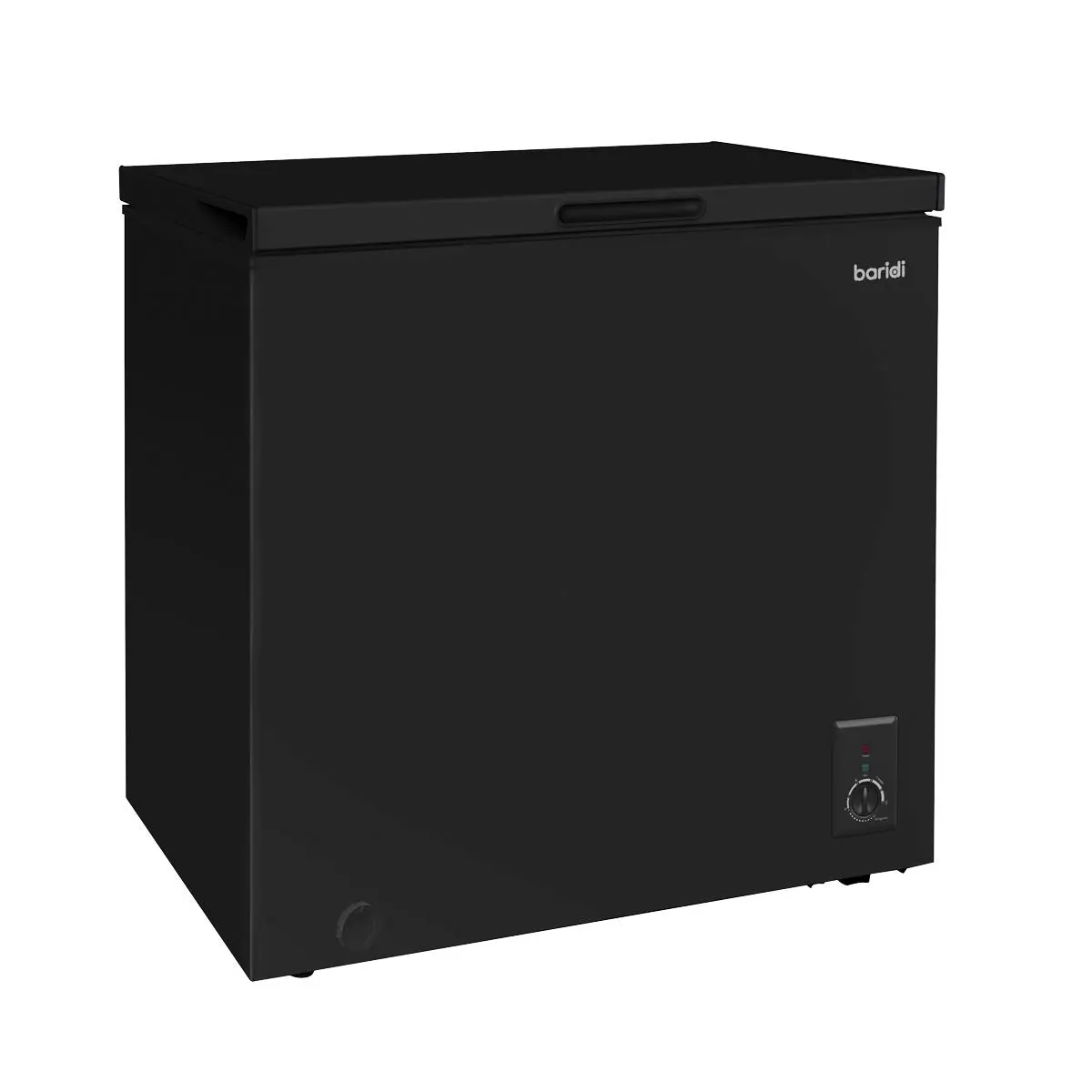 Baridi Freestanding Chest Freezer, 142L Capacity, Garages and Outbuilding Safe, -12 to -24°C Adjustable Thermostat with Refrigeration Mode, Black - Image 2