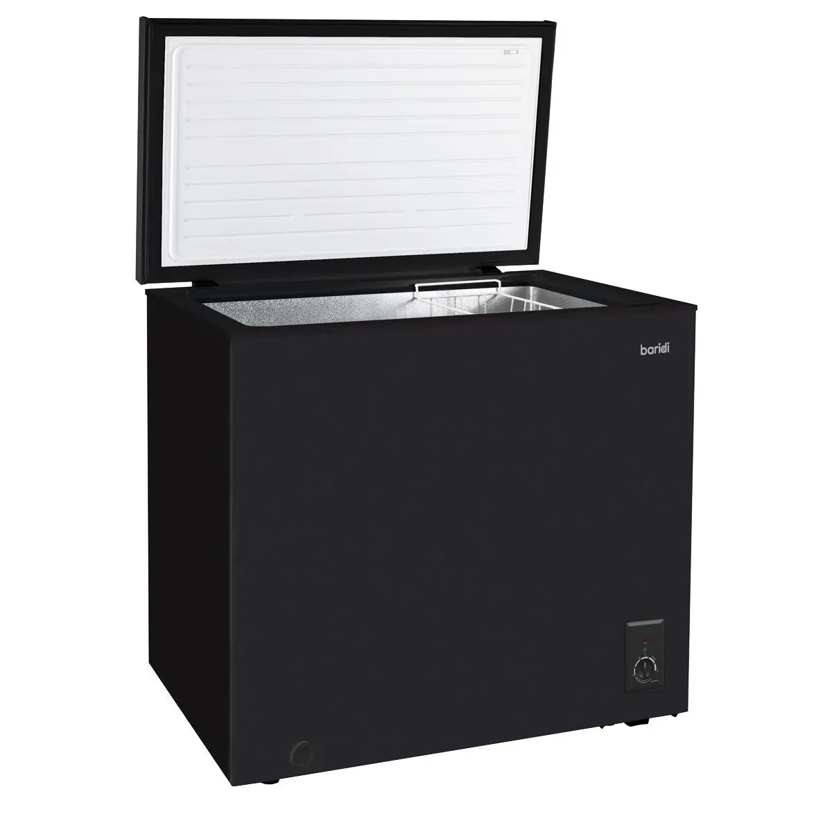 Baridi Freestanding Chest Freezer, 142L Capacity, Garages and Outbuilding Safe, -12 to -24°C Adjustable Thermostat with Refrigeration Mode, Black - Image 3