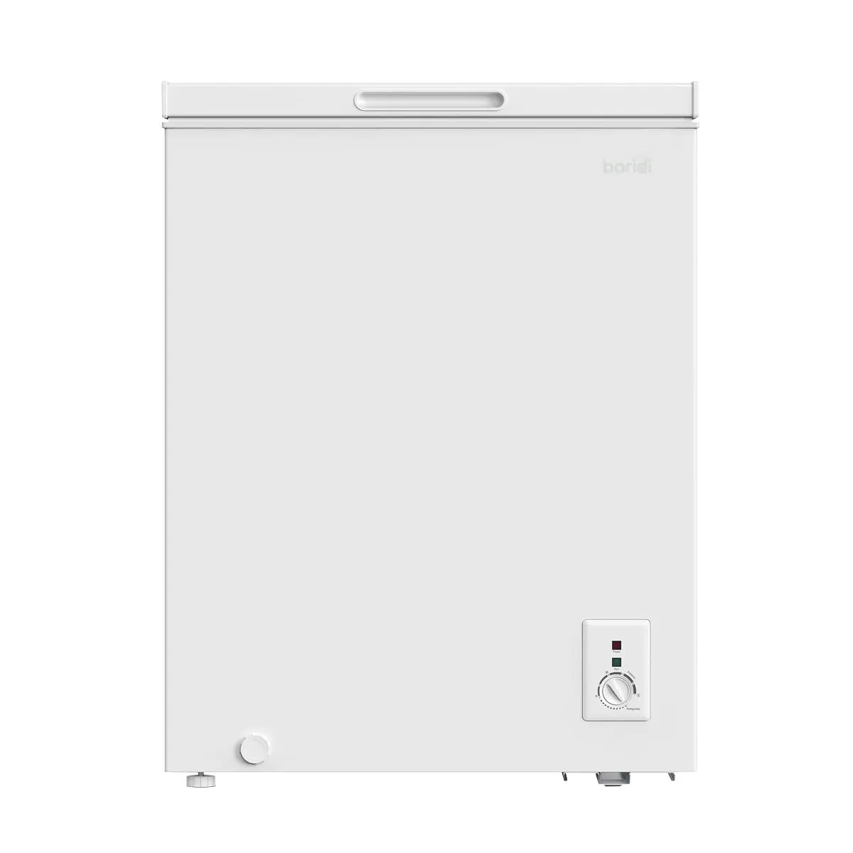 Baridi Freestanding Chest Freezer, 142L Capacity, Garages and Outbuilding Safe, -12 to -24°C Adjustable Thermostat with Refrigeration Mode, White