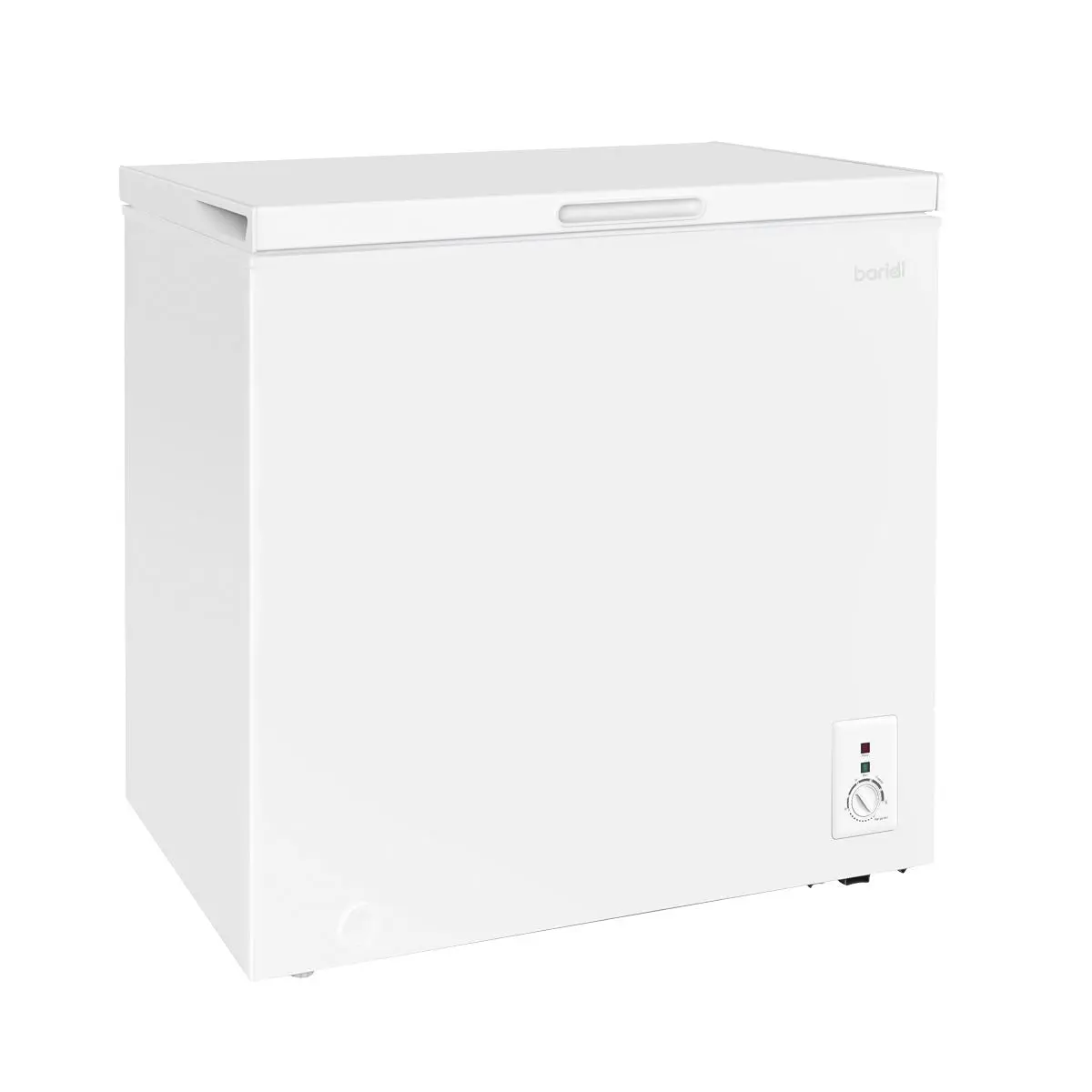Baridi Freestanding Chest Freezer, 142L Capacity, Garages and Outbuilding Safe, -12 to -24°C Adjustable Thermostat with Refrigeration Mode, White - Image 3