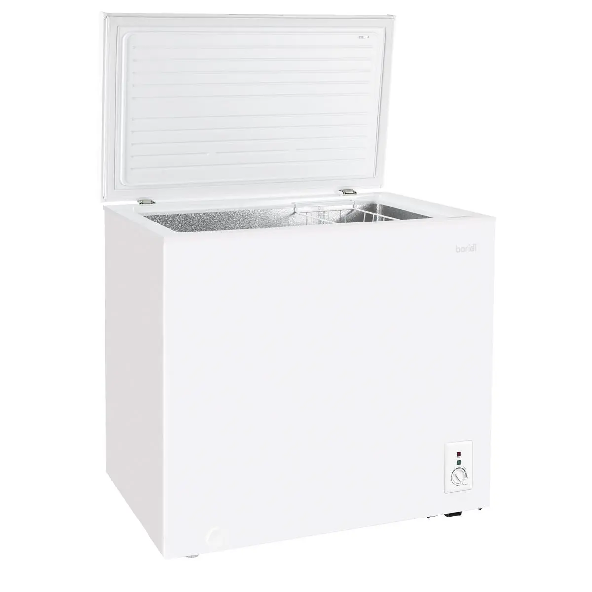 Baridi Freestanding Chest Freezer, 142L Capacity, Garages and Outbuilding Safe, -12 to -24°C Adjustable Thermostat with Refrigeration Mode, White - Image 4