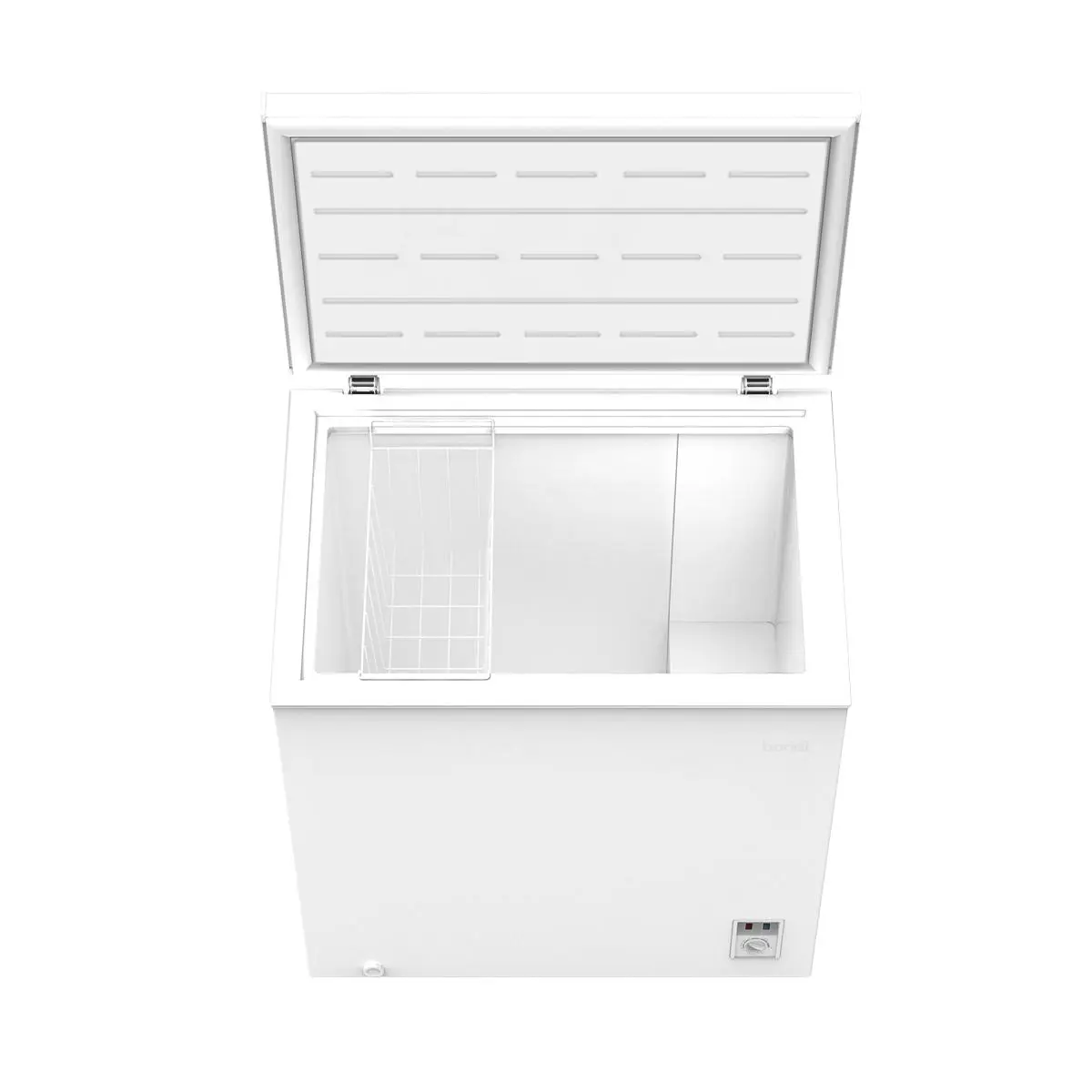 Baridi Freestanding Chest Freezer, 142L Capacity, Garages and Outbuilding Safe, -12 to -24°C Adjustable Thermostat with Refrigeration Mode, White - Image 5