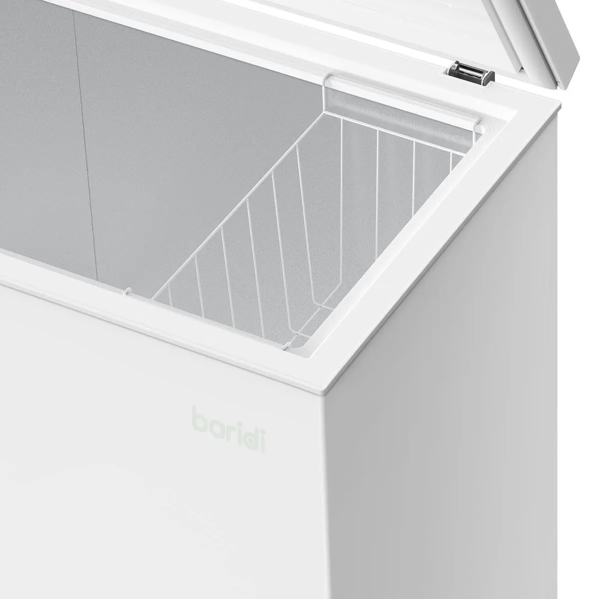 Baridi Freestanding Chest Freezer, 142L Capacity, Garages and Outbuilding Safe, -12 to -24°C Adjustable Thermostat with Refrigeration Mode, White - Image 6