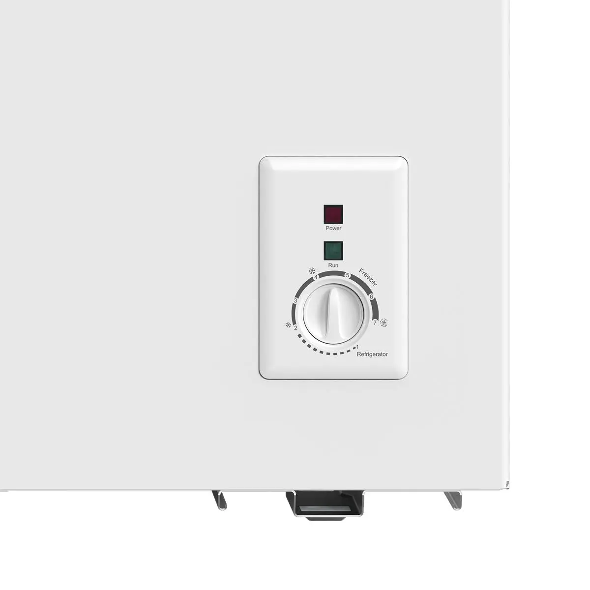 Baridi Freestanding Chest Freezer, 199L Capacity, Garages and Outbuilding Safe, -12 to -24°C Adjustable Thermostat with Refrigeration Mode, White - Image 7