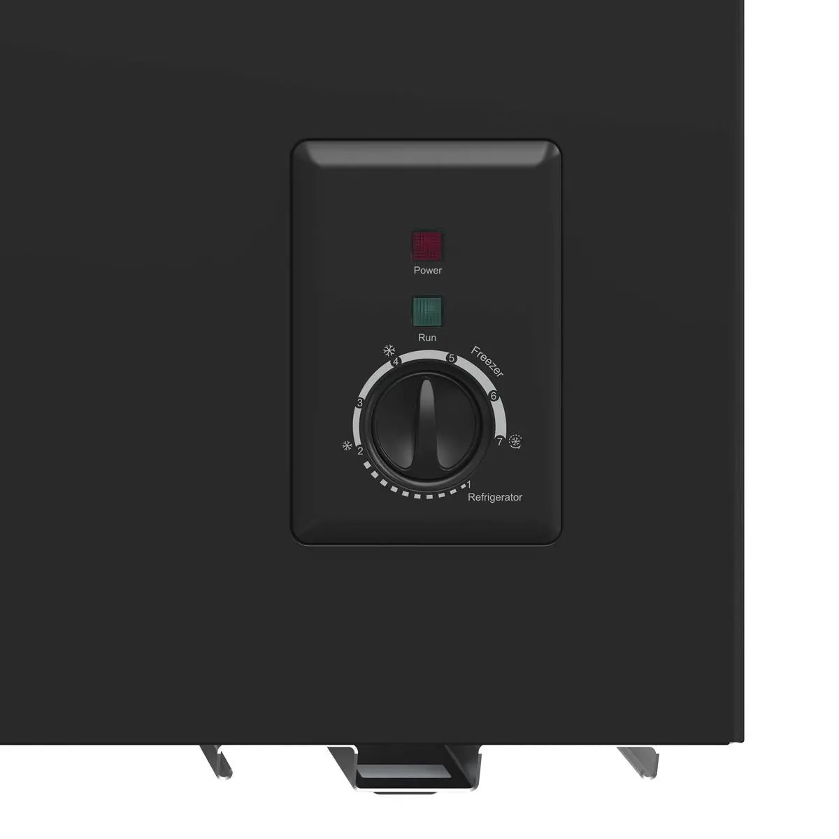 Baridi Freestanding Chest Freezer, 99L Capacity, -12 to -24°C Adjustable Thermostat, Black - DH153 - Image 8