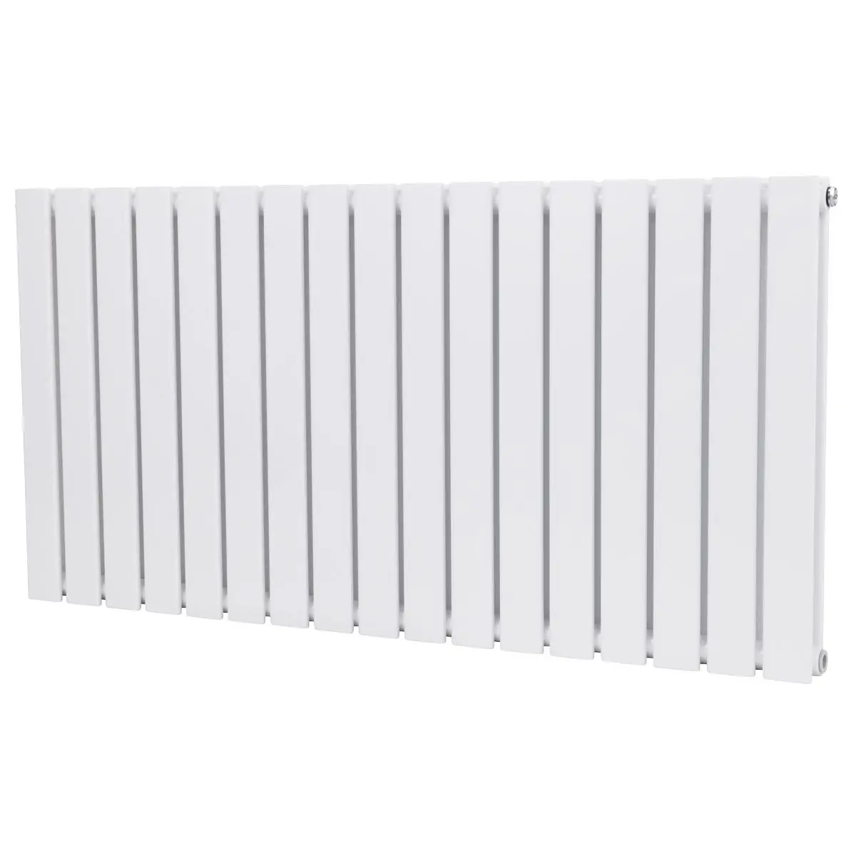Baridi Horizontal Radiator Contemporary Double Flat Panel Design 600 x 1190mm – White - Image 7