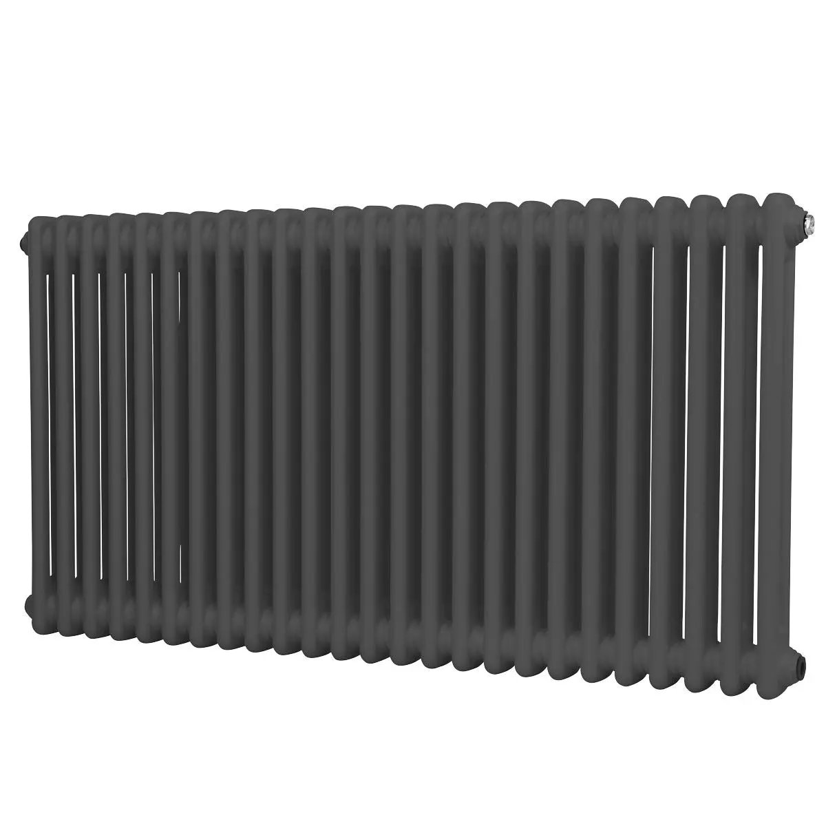 Baridi Horizontal Traditional 2 Column Radiator 600 x 1147mm – Anthracite - Image 3