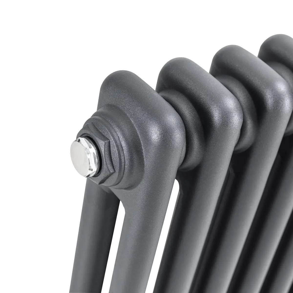 Baridi Horizontal Traditional 2 Column Radiator 600 x 1147mm – Anthracite - Image 5