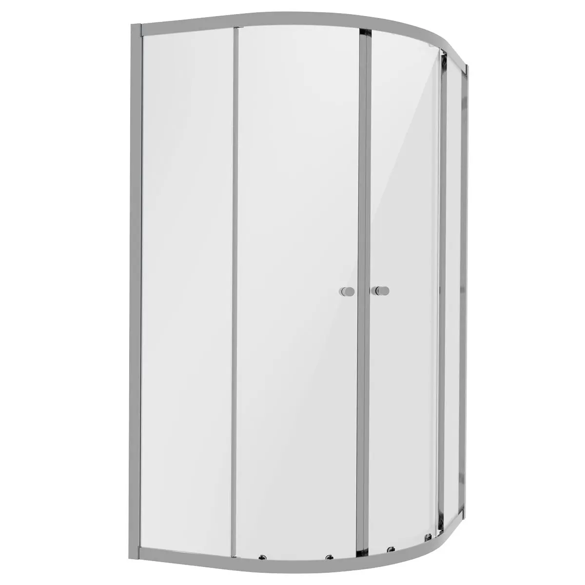 Baridi Quadrant Shower Entry Enclosure 900 x 900 x 1850mm with 6mm Tempered Glass - Chrome