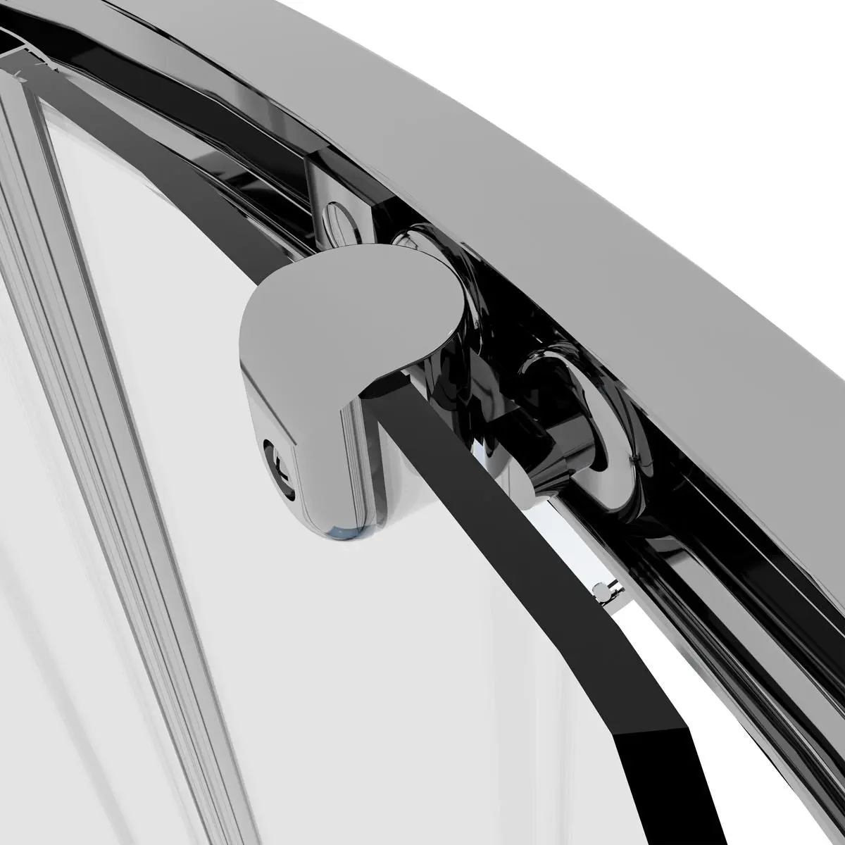 Baridi Quadrant Shower Entry Enclosure 900 x 900 x 1850mm with 6mm Tempered Glass - Chrome - Image 10