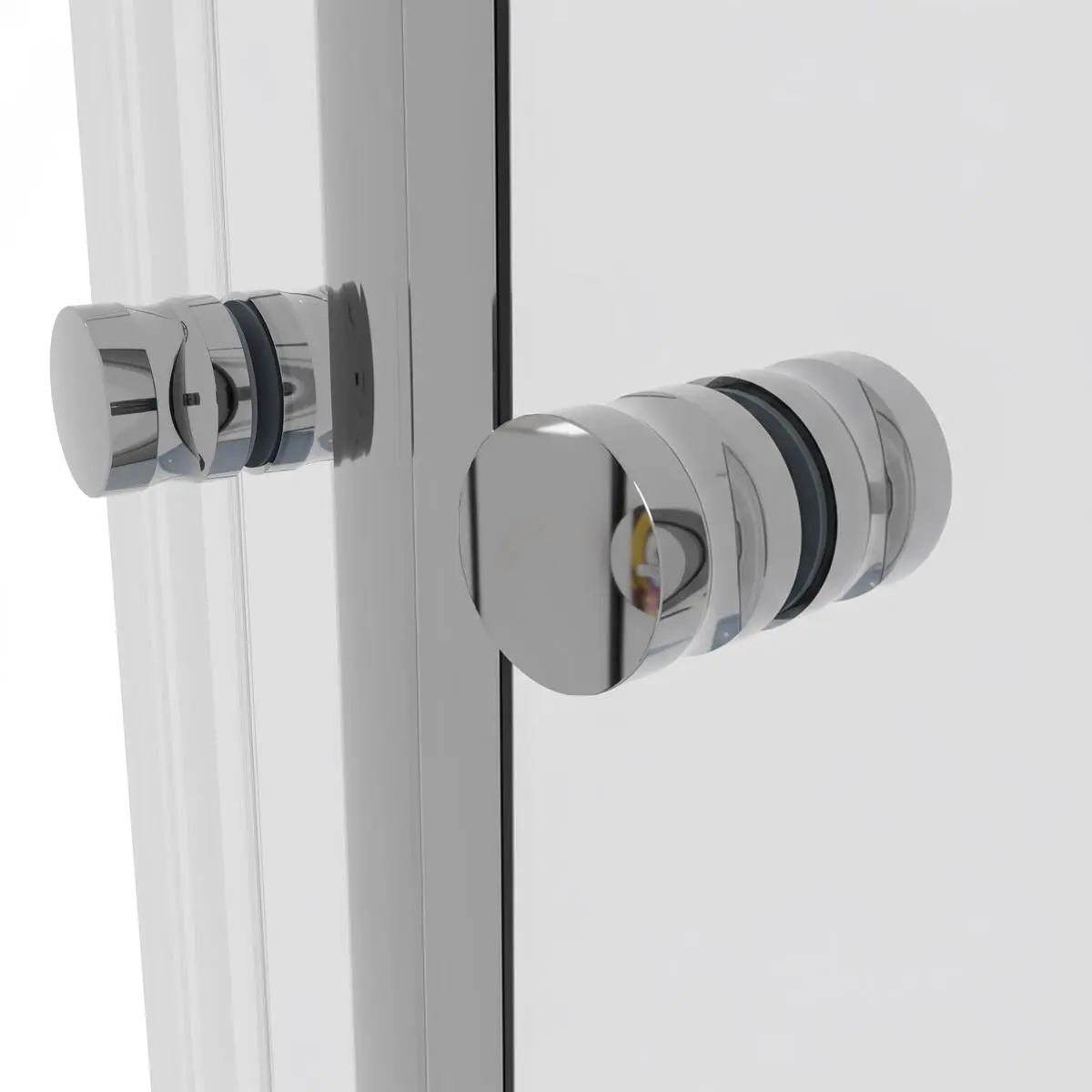 Baridi Quadrant Shower Entry Enclosure 900 x 900 x 1850mm with 6mm Tempered Glass - Chrome - Image 9