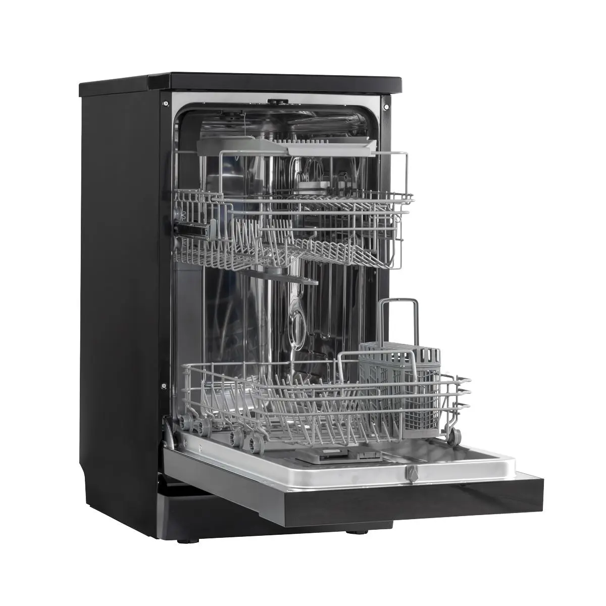 Baridi Slimline Freestanding Dishwasher 45cm Wide 10 Place Settings - Black - Image 8