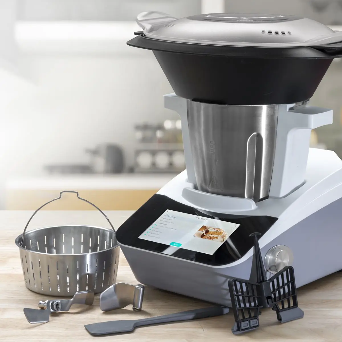 Baridi Smart Kitchen Robot Thermo-Cooker, 18 Preset Functions, 7” TFT Touchscreen - Image 11