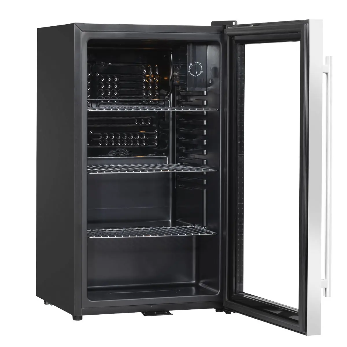 Baridi Under Counter Wine/Drink/Beverage Cooler/Fridge, Built-In Thermostat, Energy Class E, 85 Litre - Stainless Steel - Image 12