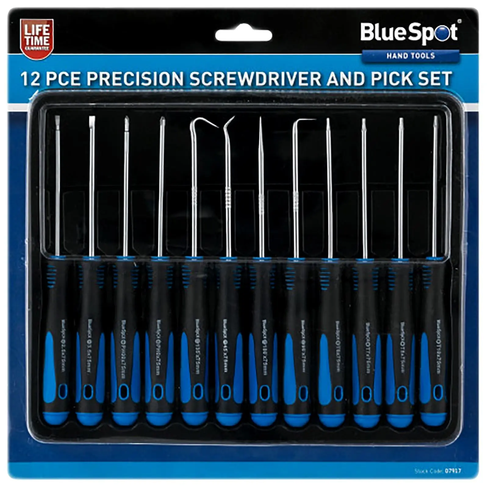 BlueSpot 12 Piece Precision Screwdriver and Pick Set - Image 2