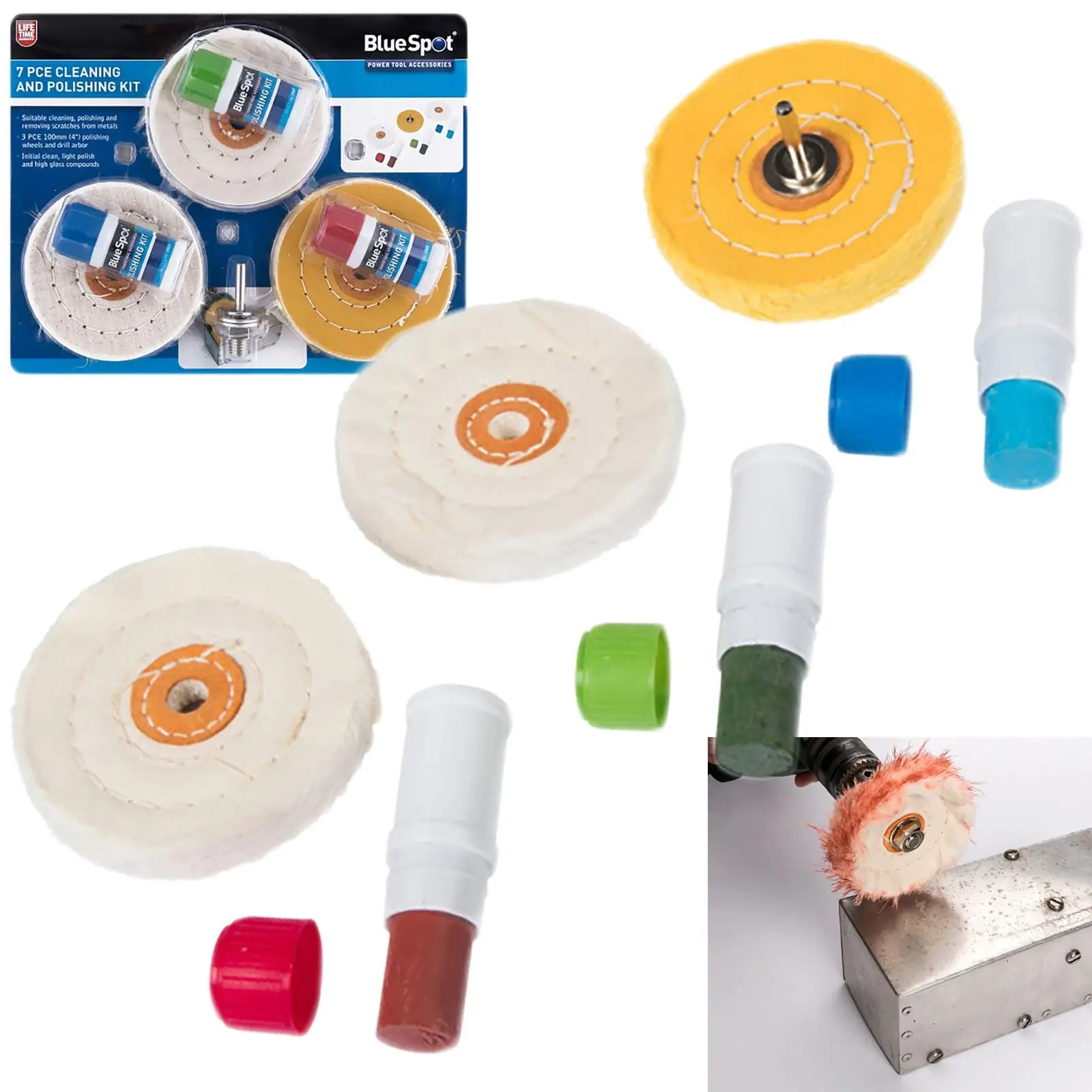BlueSpot 7 Piece Cleaning and Polishing Kit - Image 4