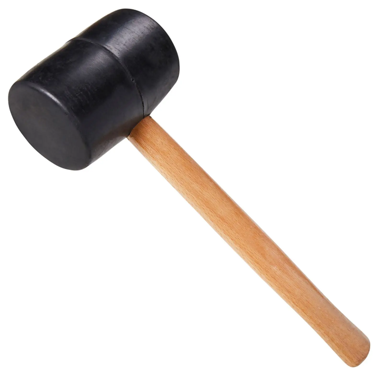 BlueSpot Black Rubber Mallet With Wooden Handle 32oz - Image 2