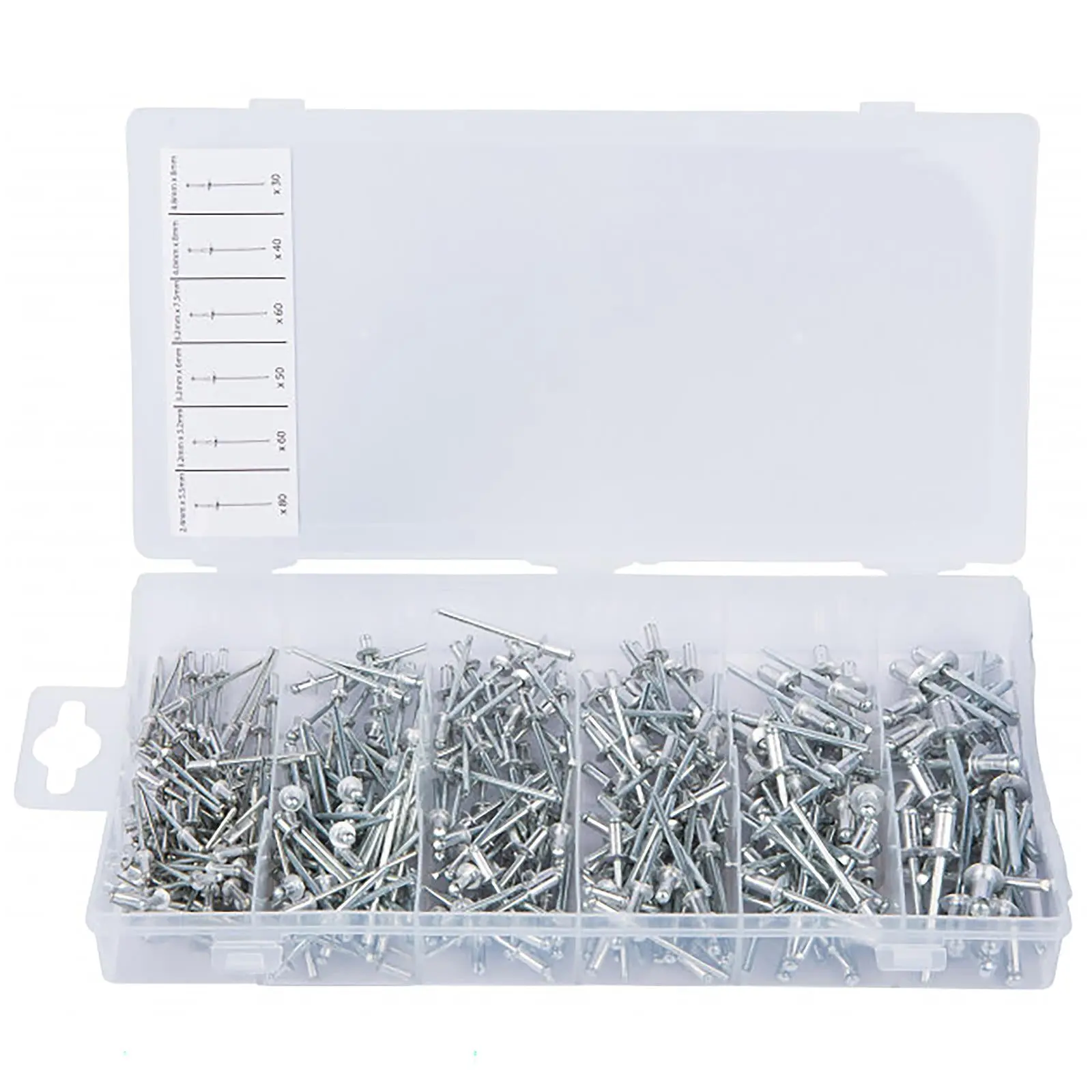 BlueSpot Blind Rivet Set Assorted 320 Pieces 2.4-8mm - Image 3