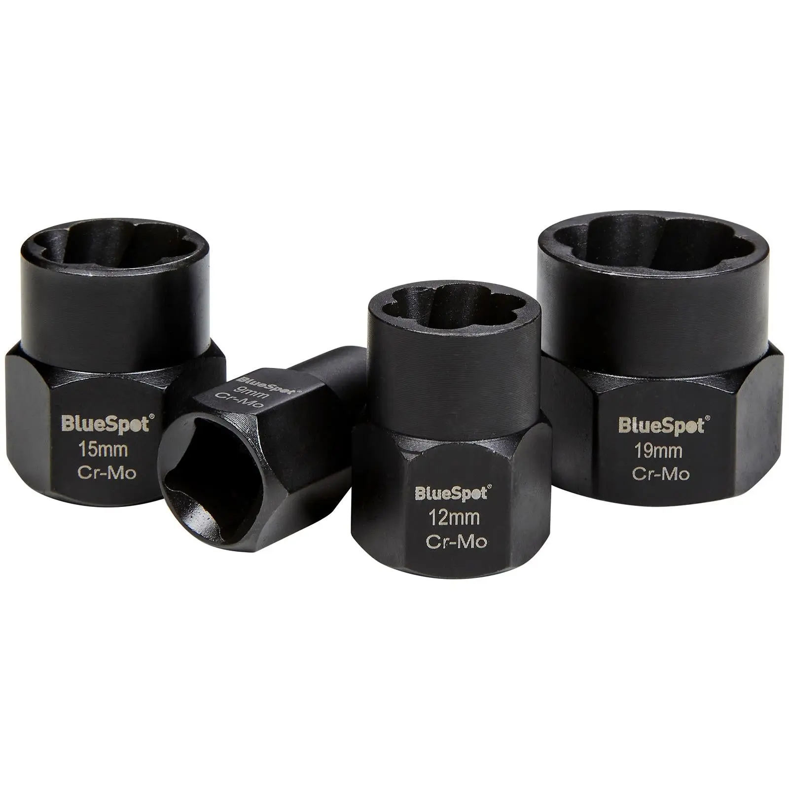 BlueSpot Bolt Remover Nut Extractor 3/8" 9-19mm Damaged Rounded Rusted Painted - Image 4