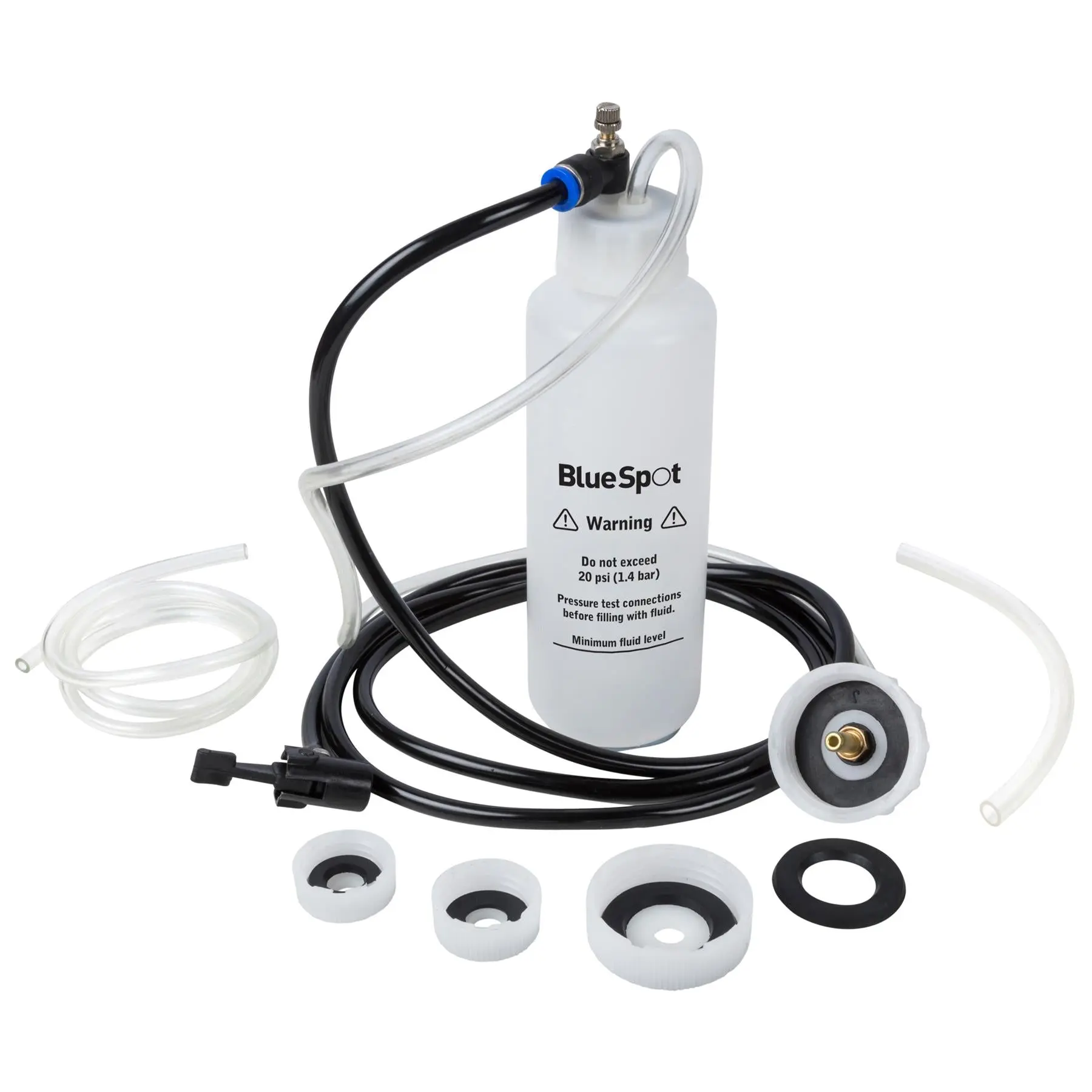 BlueSpot Brake and Clutch Bleeder Kit One Handed Operation 500ml - Image 2