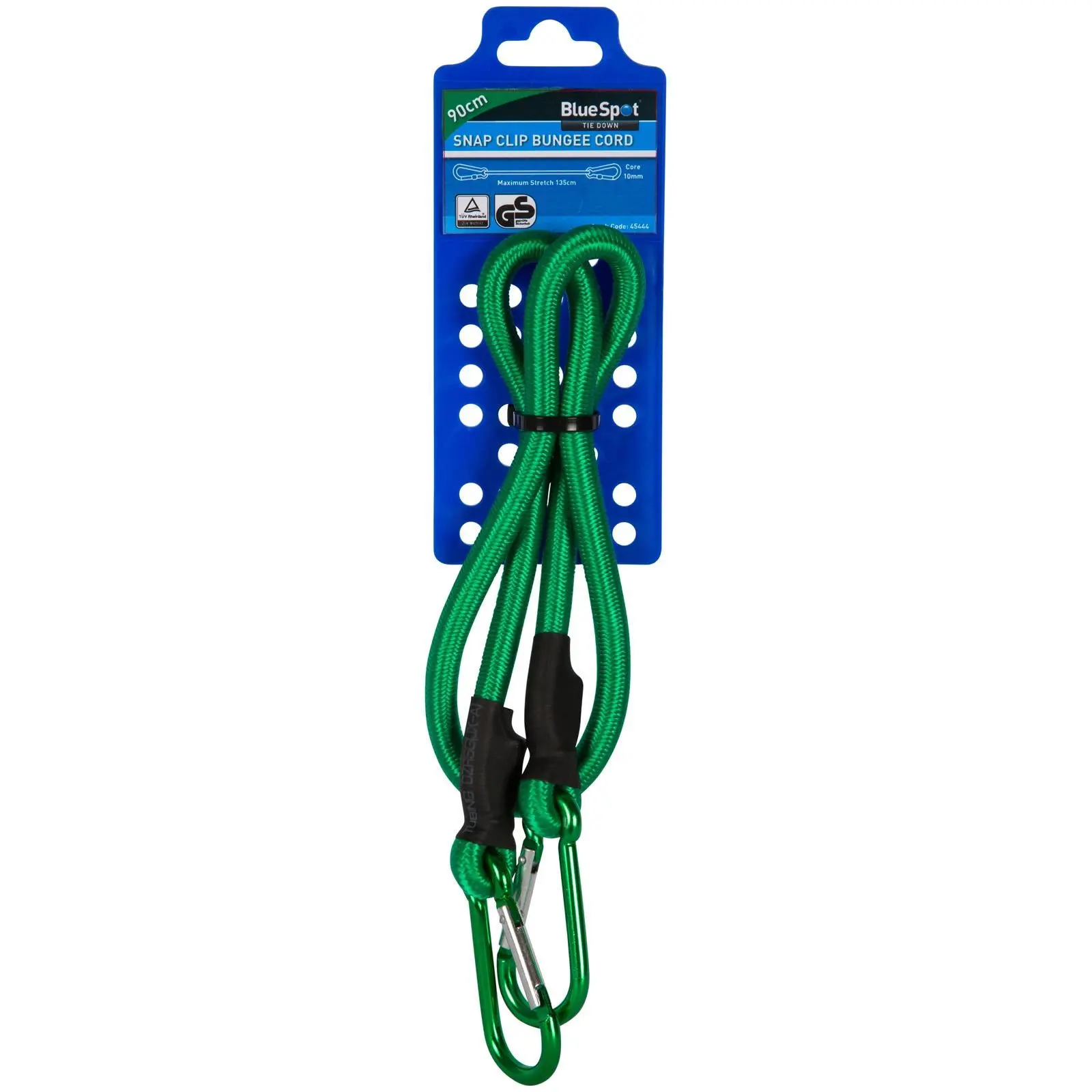 BlueSpot Bungee Cord Snap Clip Carabiner 90cm Green - Image 2