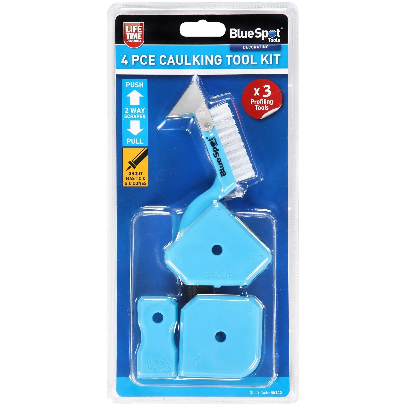 BlueSpot Caulking Tool Kit 4 Piece - Image 2