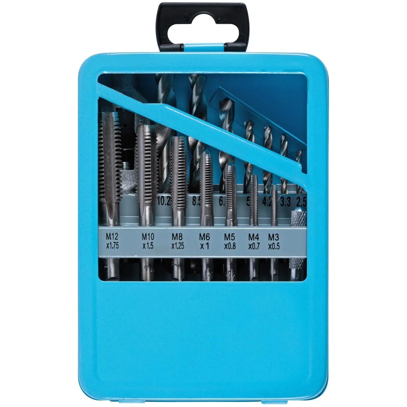 BlueSpot Drill and Tap Set M3-M12 15 Piece - Image 3