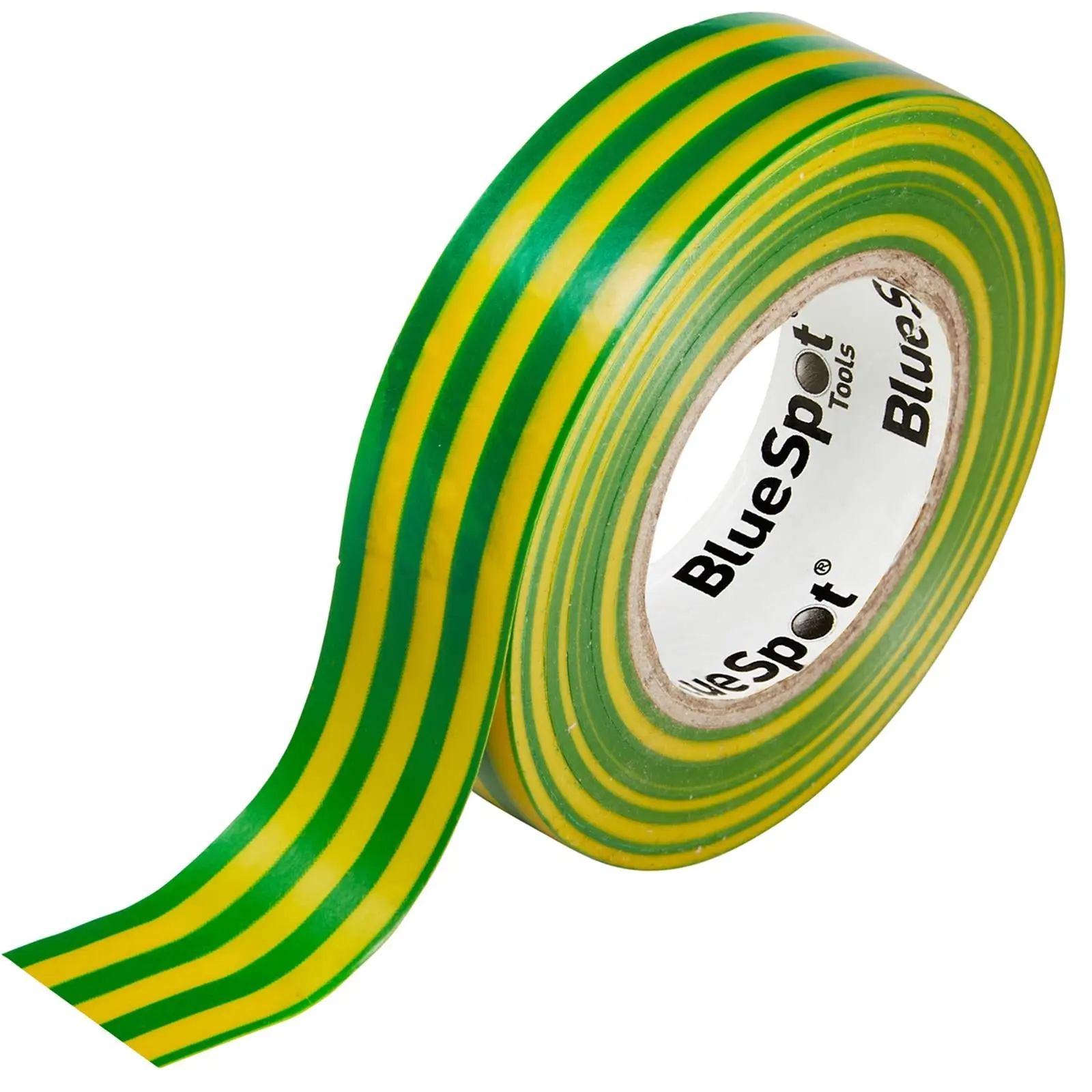 BlueSpot Electrical Insulation Tape Earth (Yellow and Green) PVC 19mm x 20m - Image 3