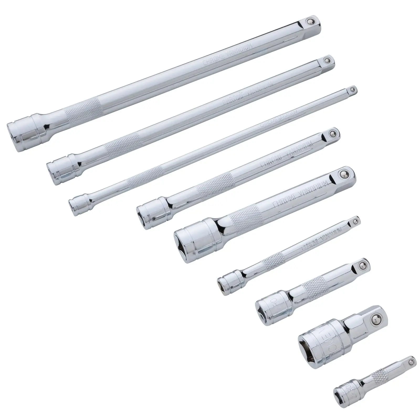 BlueSpot Extension Bar Set 1/4" 3/8" 1/2" Drive Mixed 9 Piece in EVA Foam - Image 3