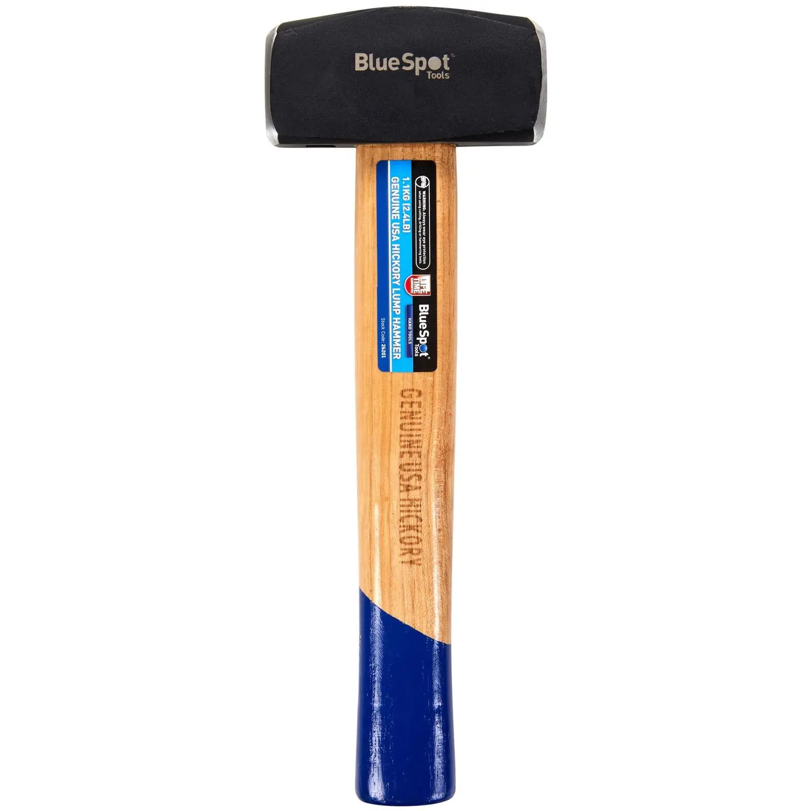 BlueSpot Genuine Hickory Lump Hammer 1.1kg 2.4lb - Image 2