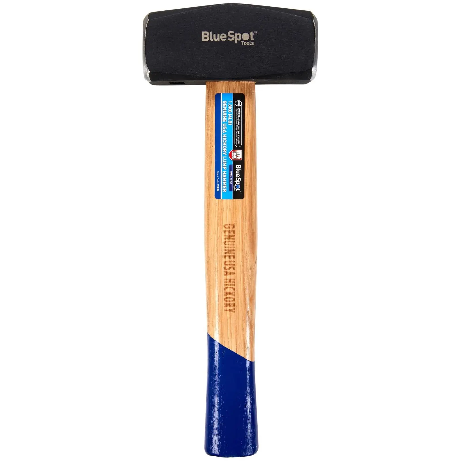 BlueSpot Genuine Hickory Lump Hammer 1.8kg 4lb - Image 2