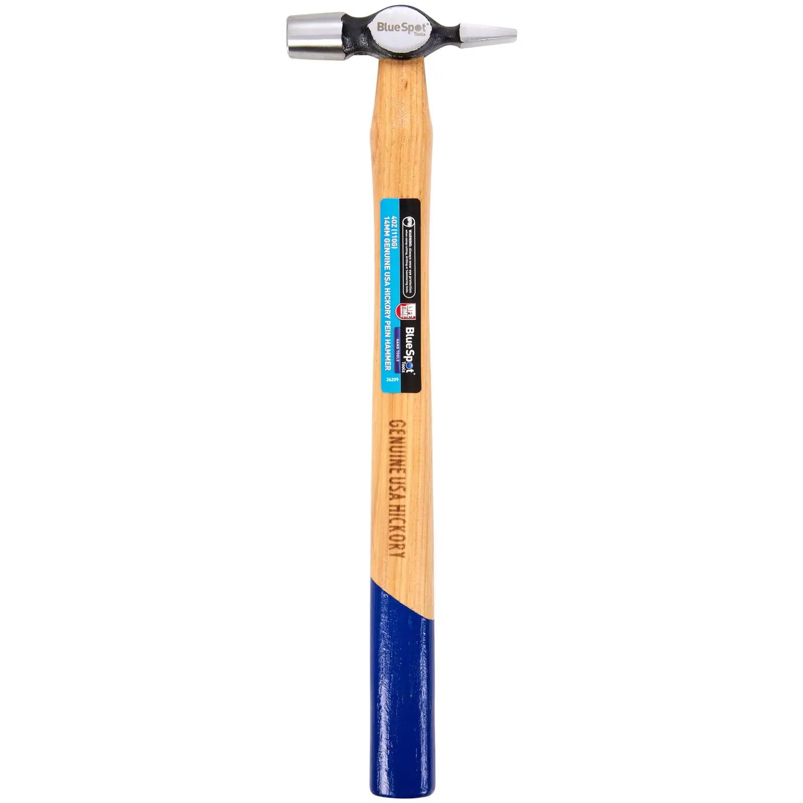 BlueSpot Genuine Hickory Pein Hammer 4oz 110g - Image 2