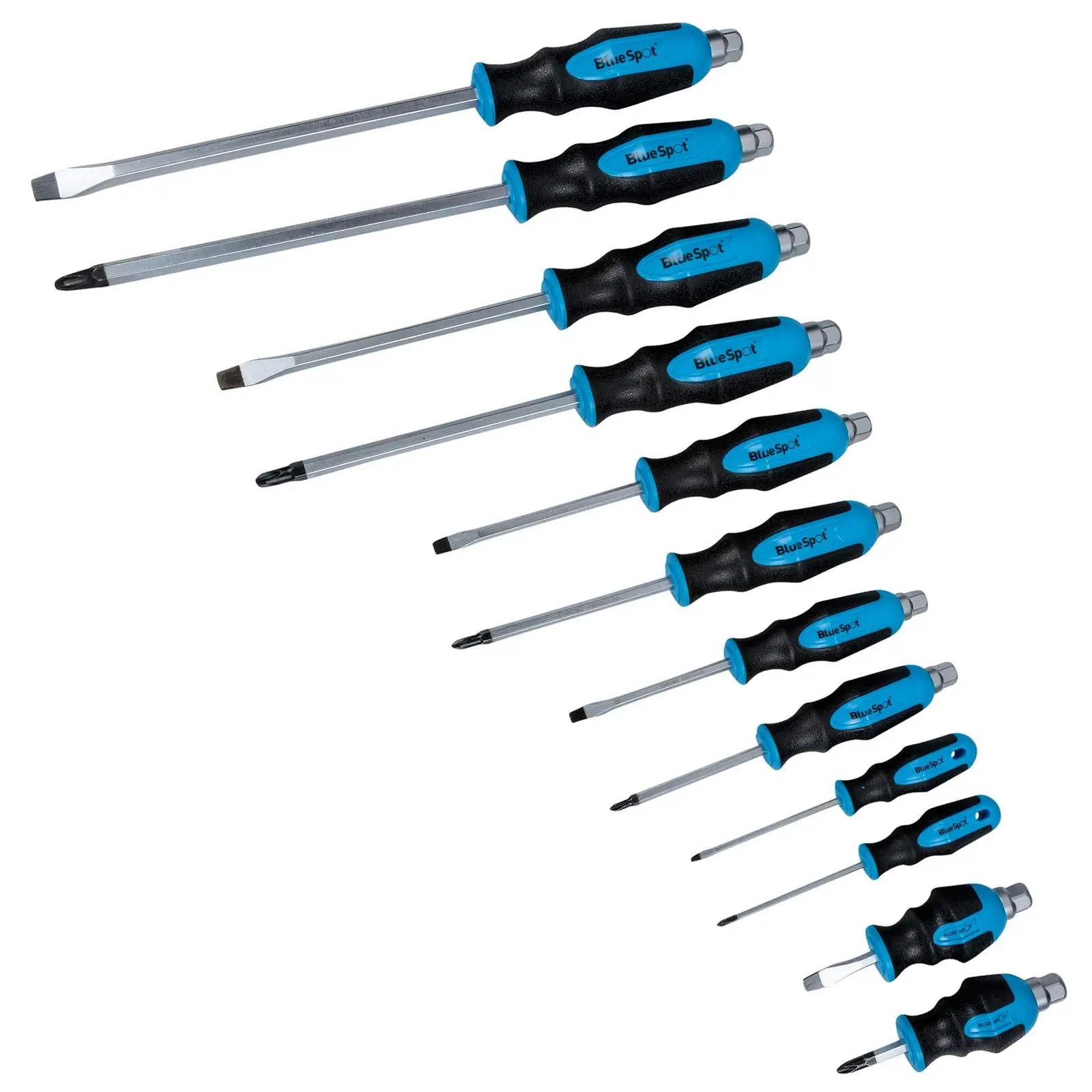 BlueSpot Hex Bolster Screwdriver Set with Storage Case 12 Pieces - Image 2