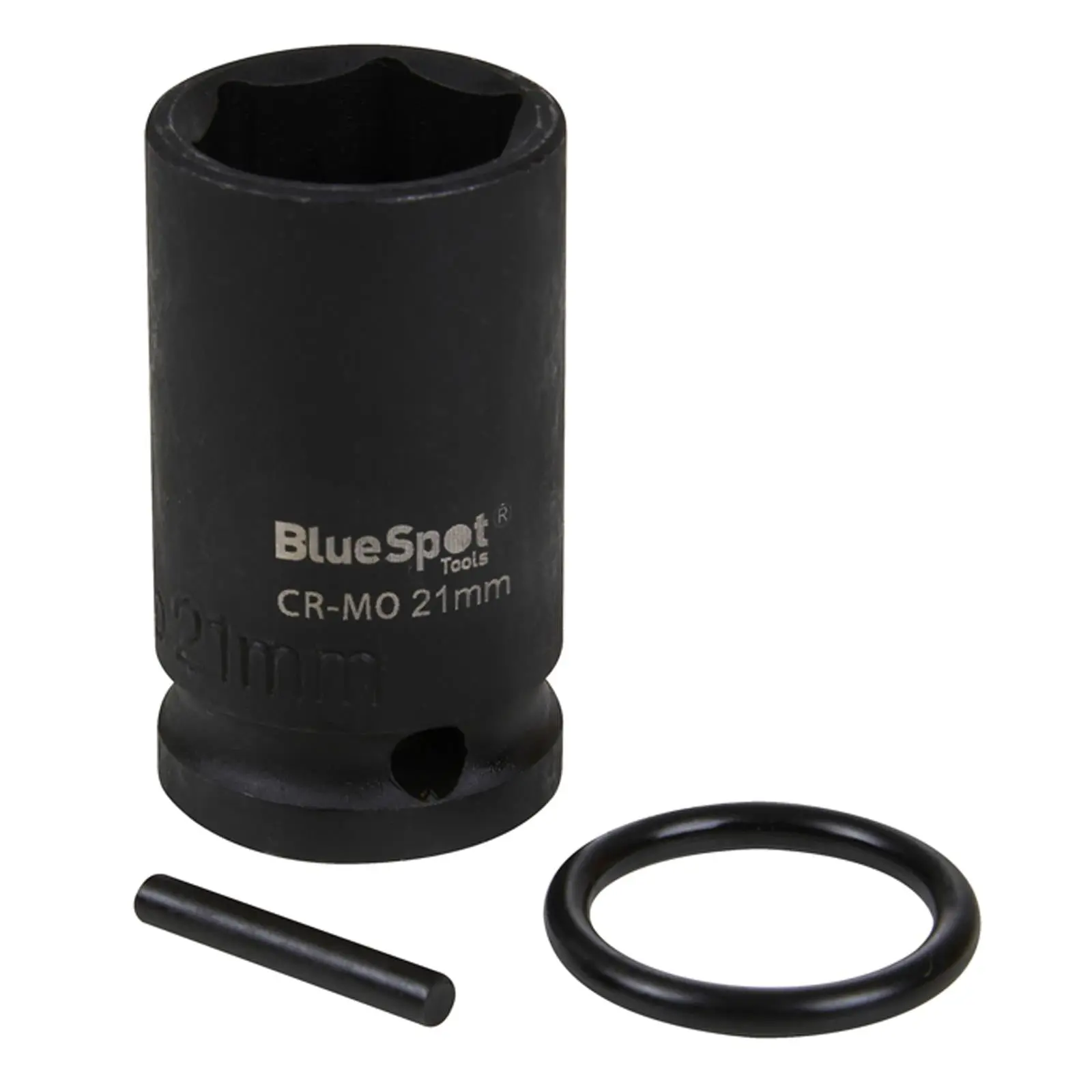 BlueSpot Impact Scaffold Socket With Ring And Pin 21mm 1/2 - Image 2
