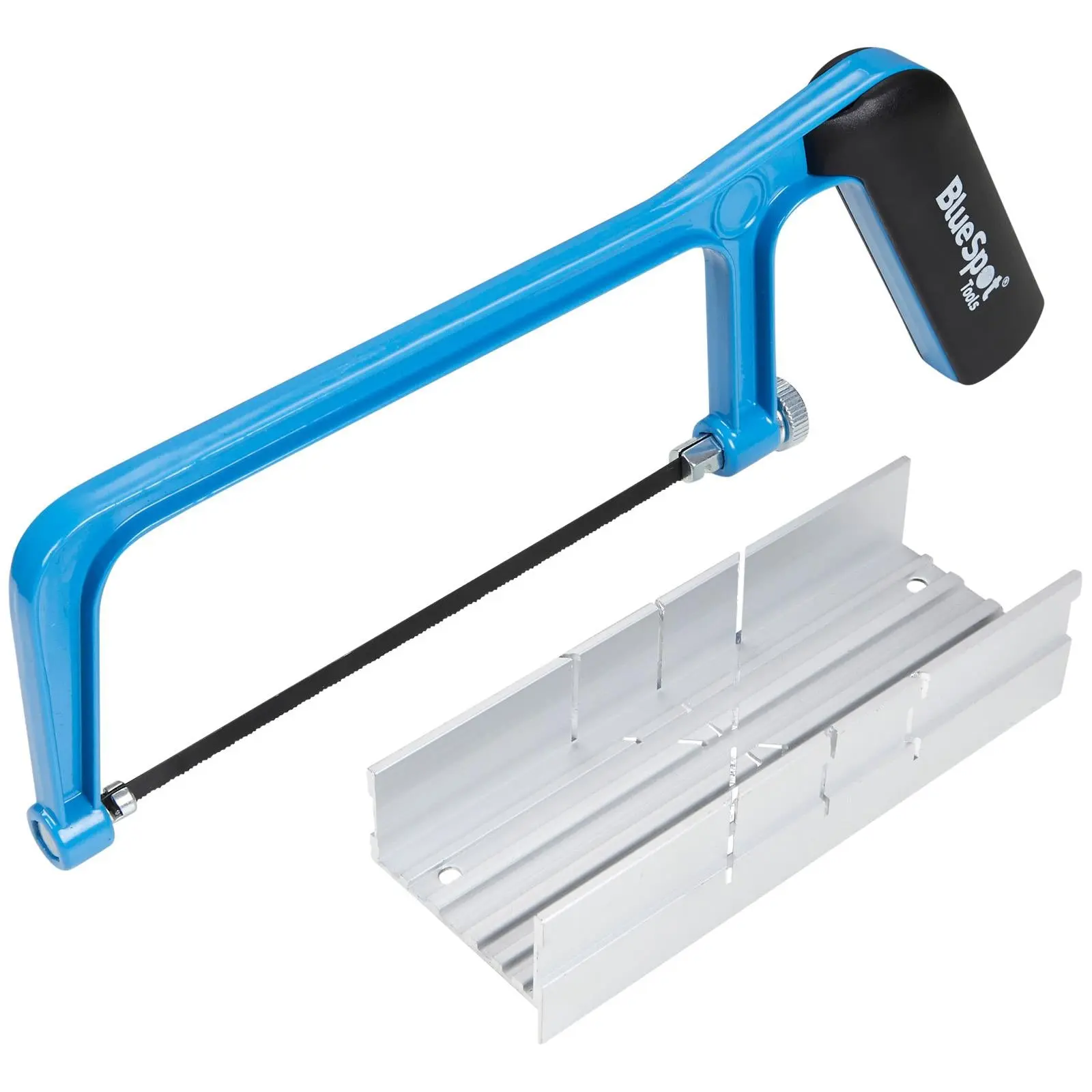 BlueSpot Junior Hacksaw 150mm with Aluminium Mitre Box