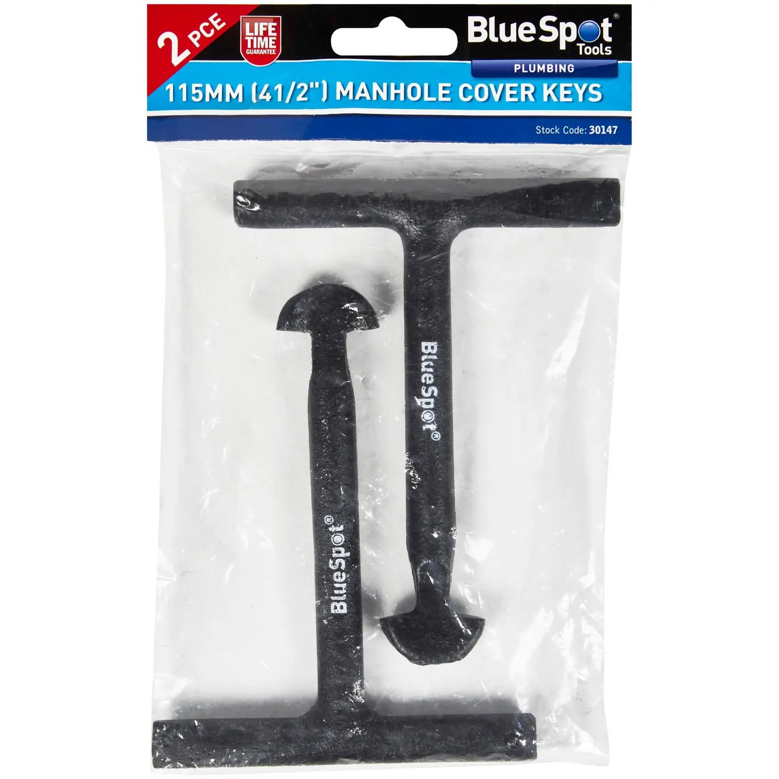 BlueSpot Manhole Cover Keys 115mm 2 Piece - Image 2