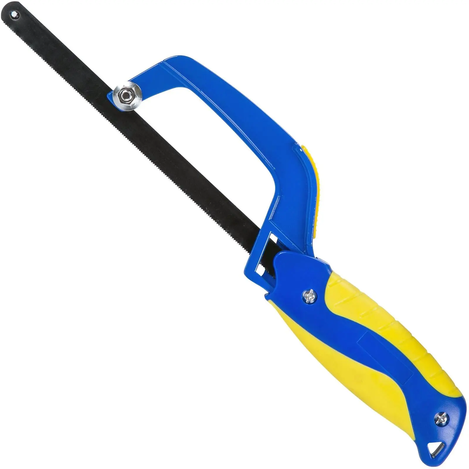 BlueSpot Mini Hacksaw Padsaw 250mm 10" Soft Grip 24TPI Carbon Steel Cutting Blade