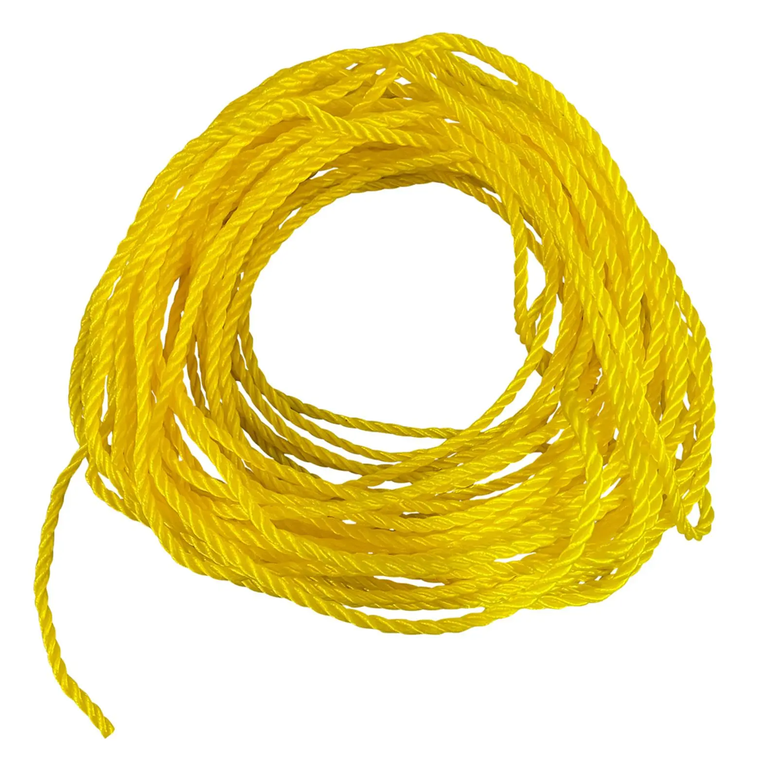 BlueSpot Polypropylene Rope Yellow 15m x 4mm 50ft - Image 3