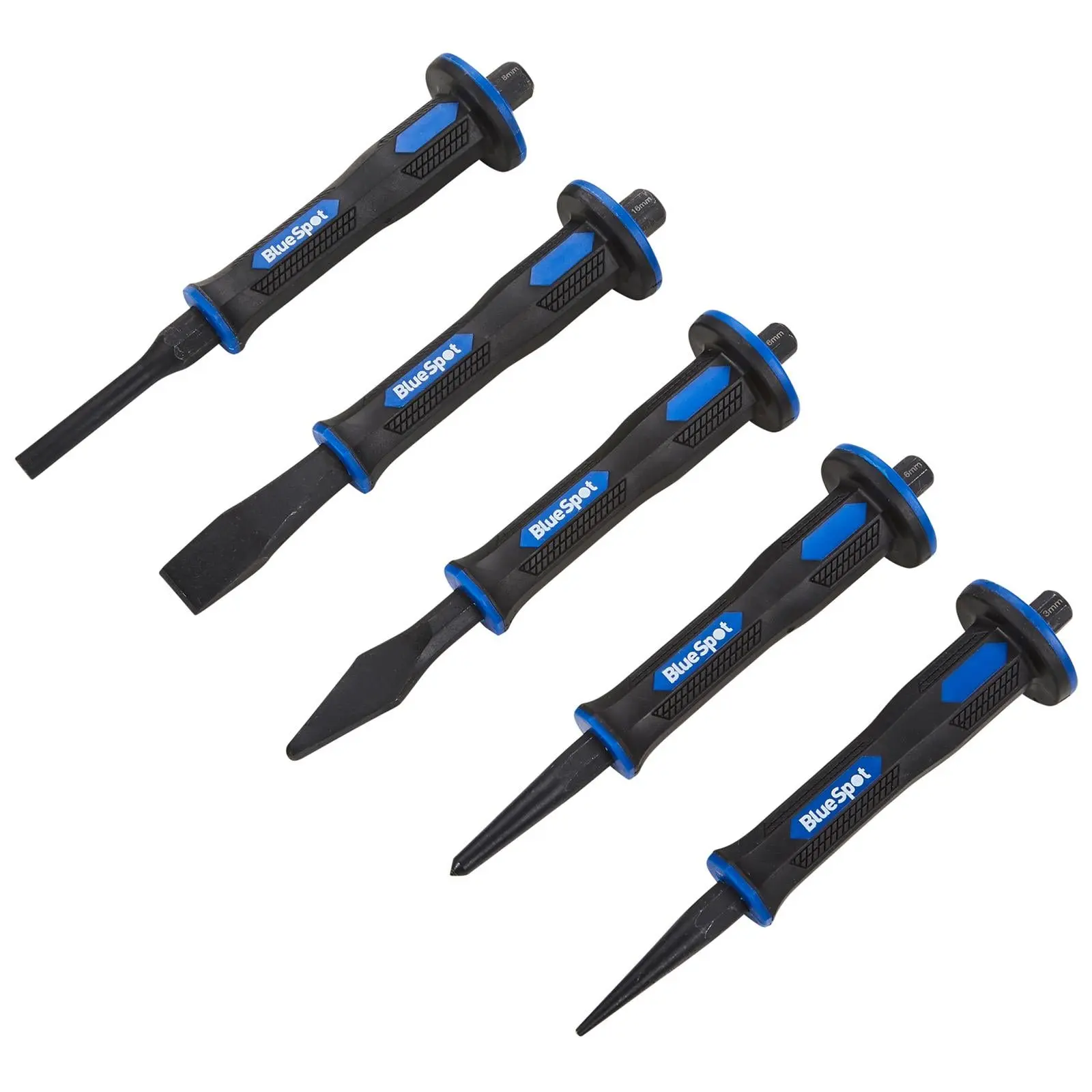 BlueSpot Punch and Chisel Set in EVA Foam 5 Piece