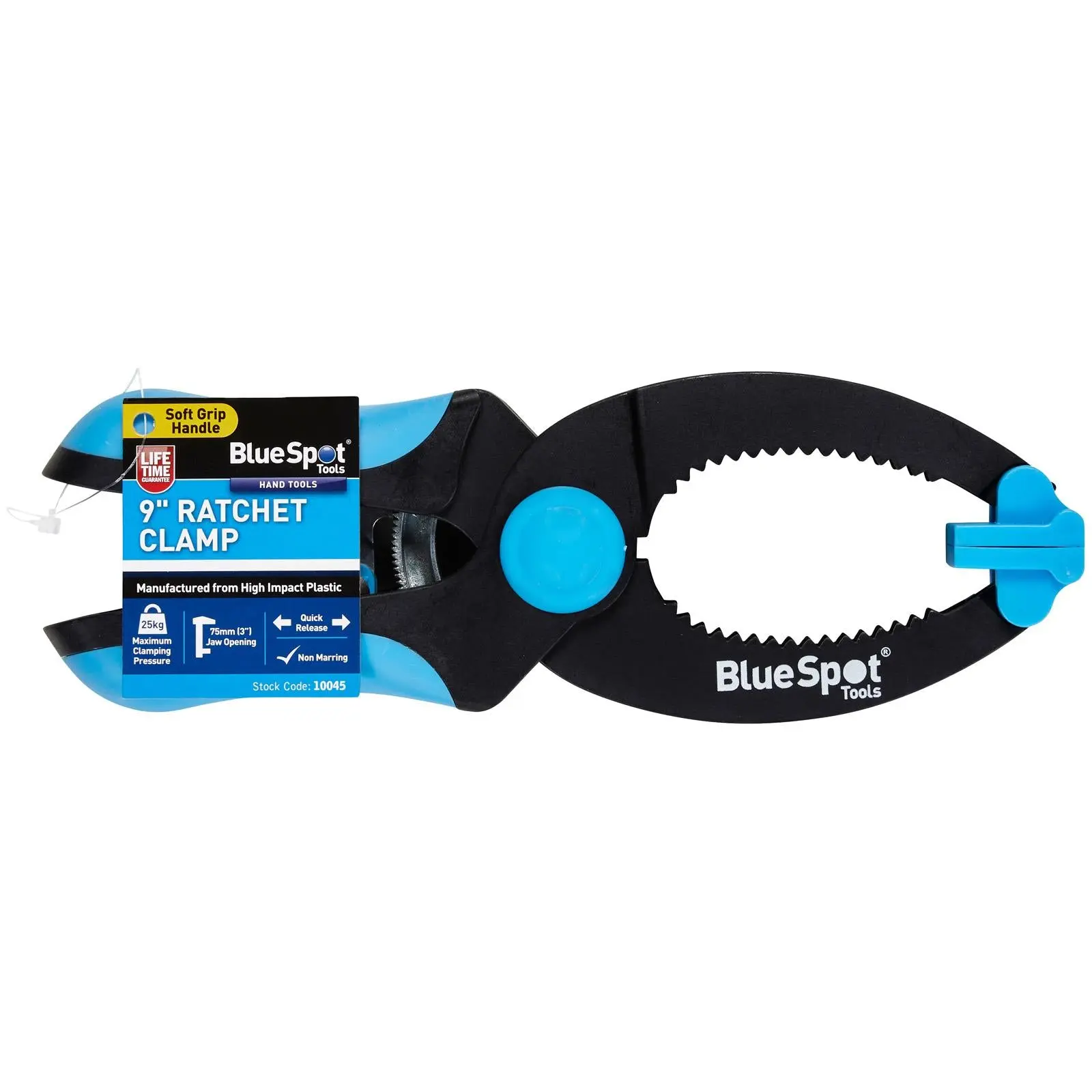 BlueSpot Ratchet Clamp 230mm 9in - Image 2