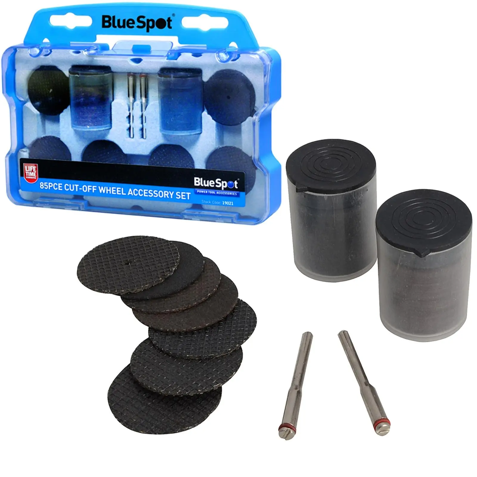 BlueSpot Rotary Tool Cut Off Wheel Accessory Set 85 Piece - Image 3