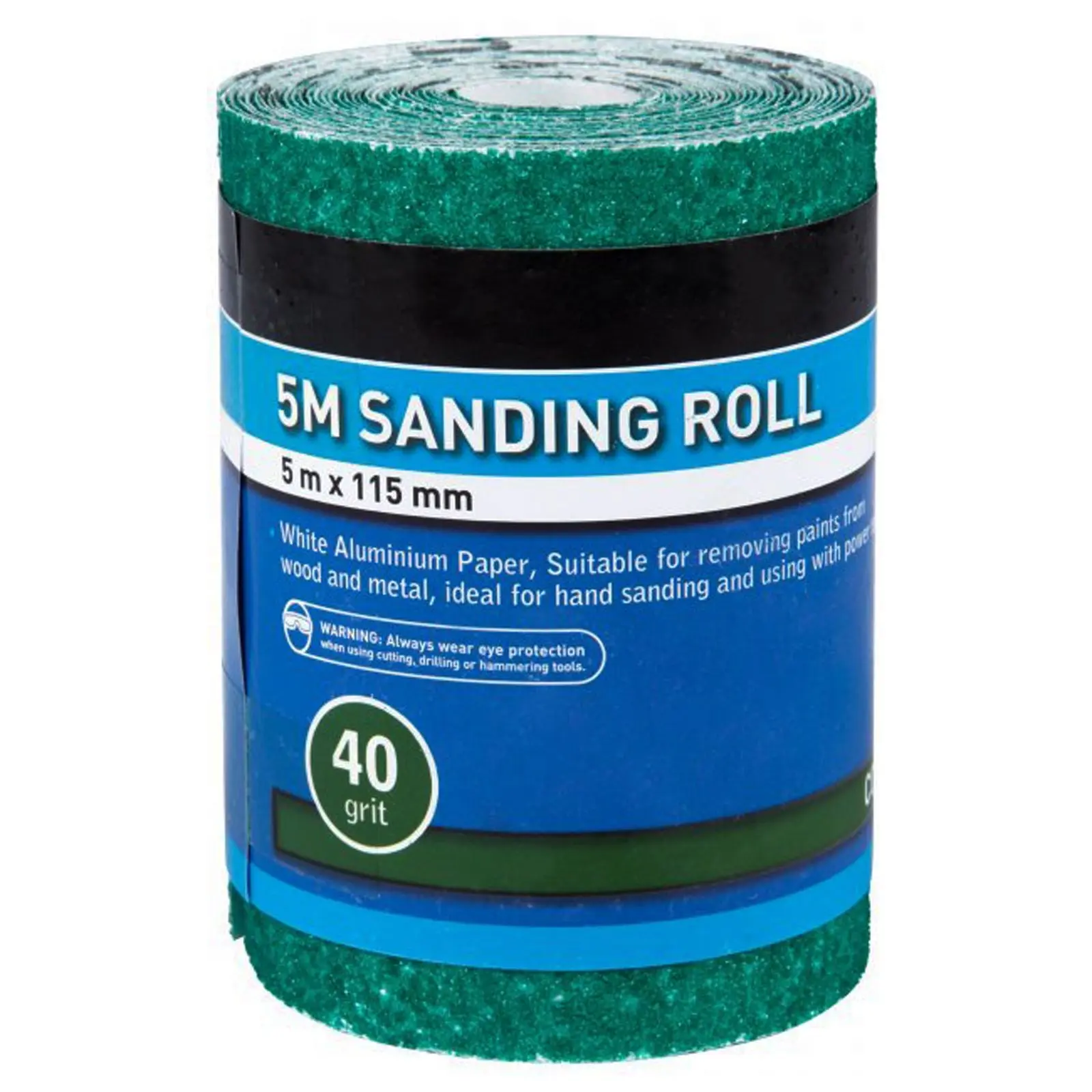 BlueSpot Sanding Paper Roll 5m x 115mm Aluminium Oxide - Image 2