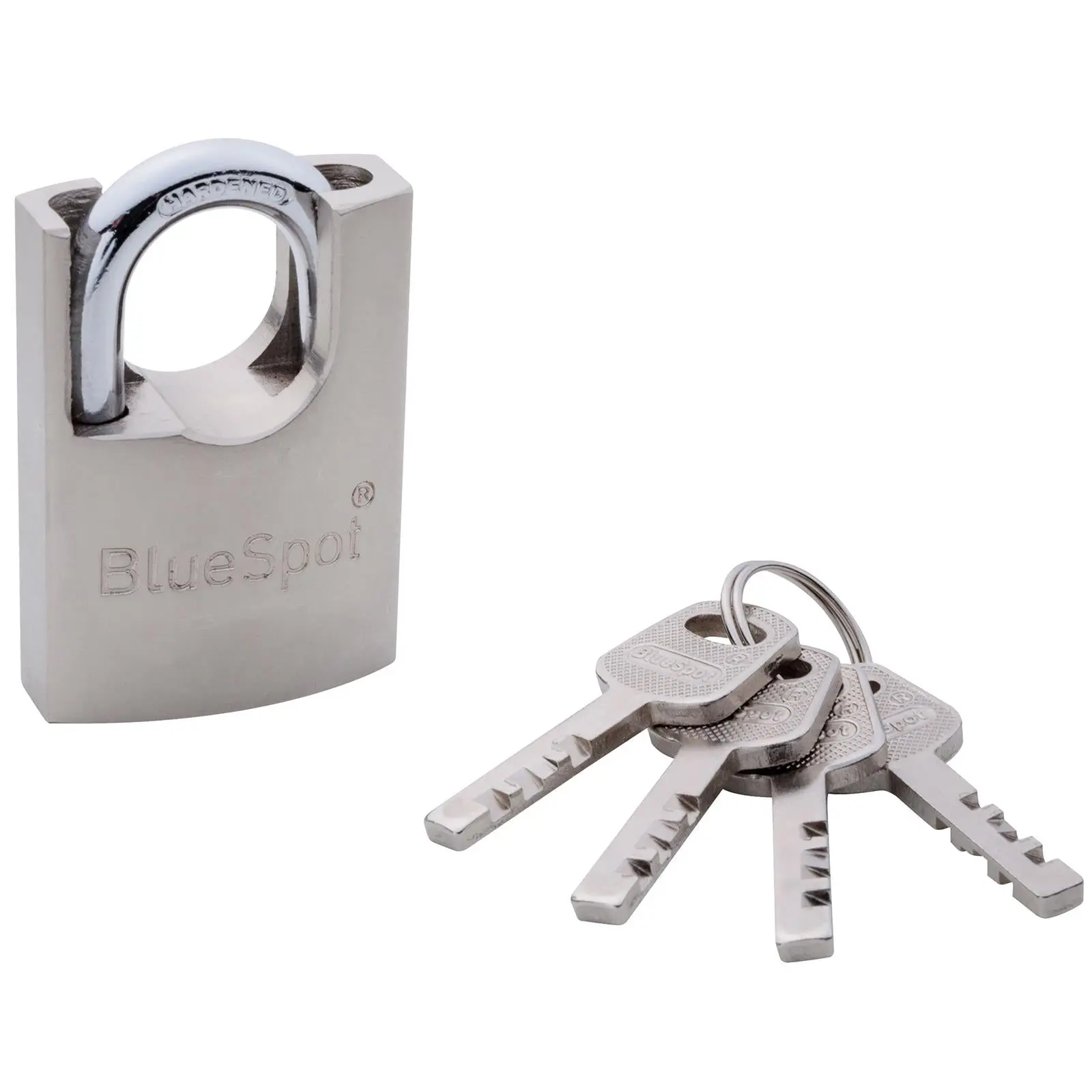 BlueSpot Shrouded Satin Finish Padlock 50mm - Image 2