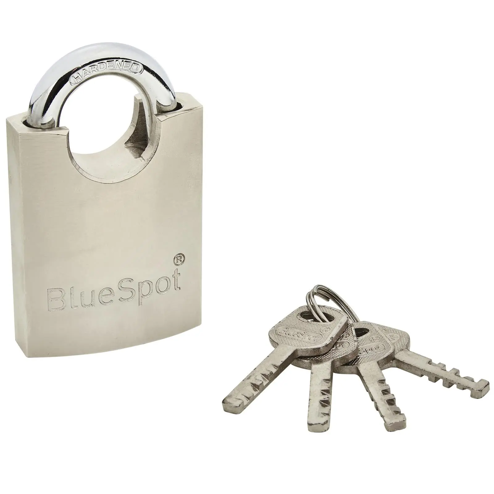 BlueSpot Shrouded Satin Finish Padlock 50mm - Image 4