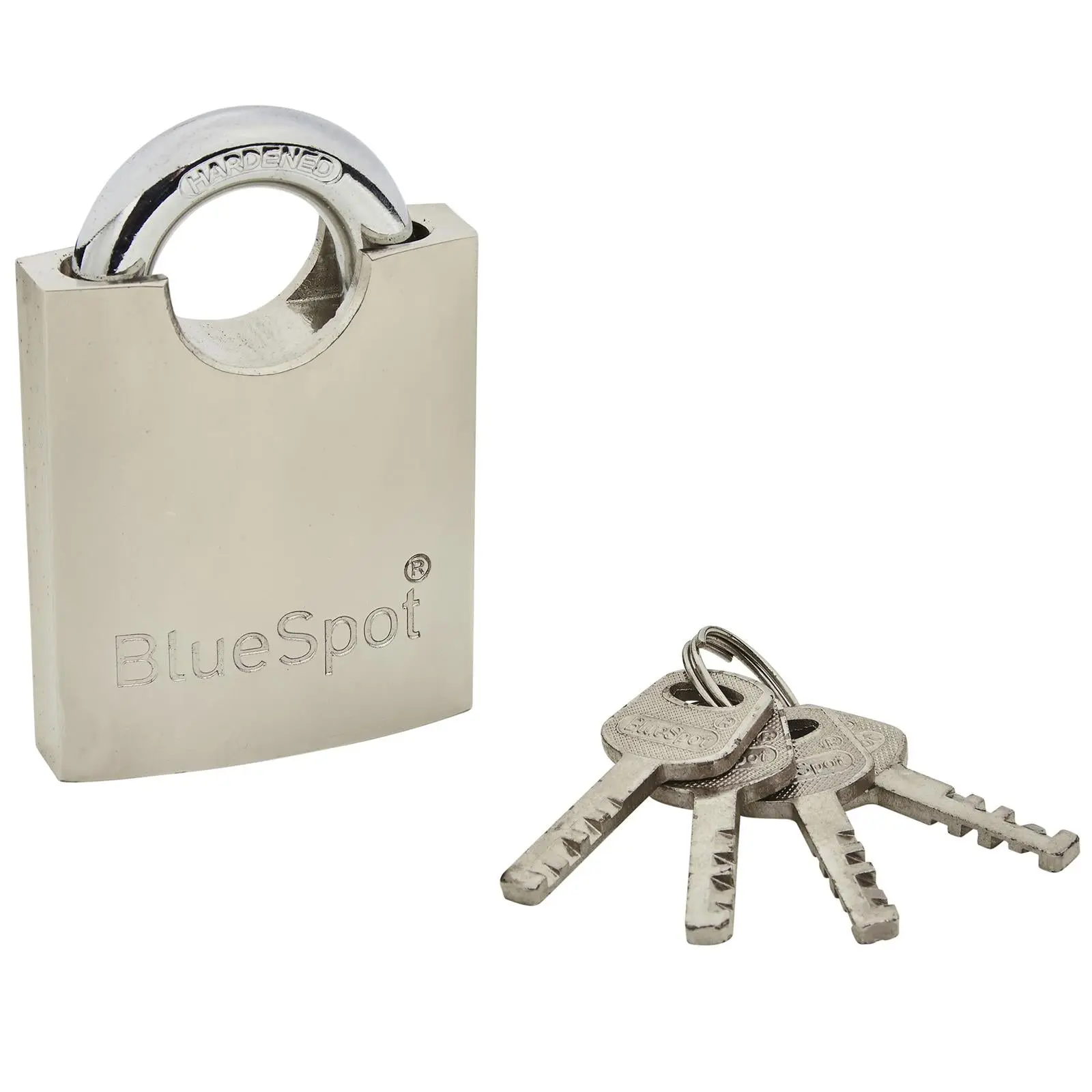BlueSpot Shrouded Satin Finish Padlock 60mm - Image 3