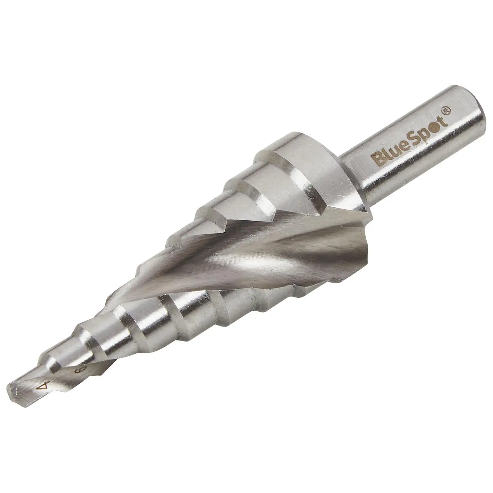 BlueSpot Step Drill HSS Spiral Flute 4-20mm - Image 3