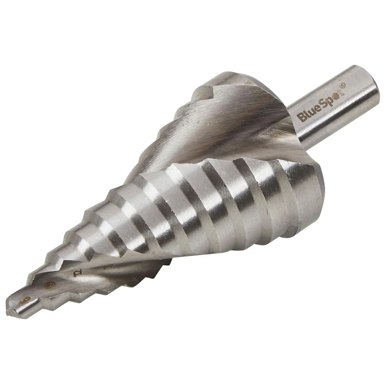 BlueSpot Step Drill HSS Spiral Flute 6-36mm - Image 3