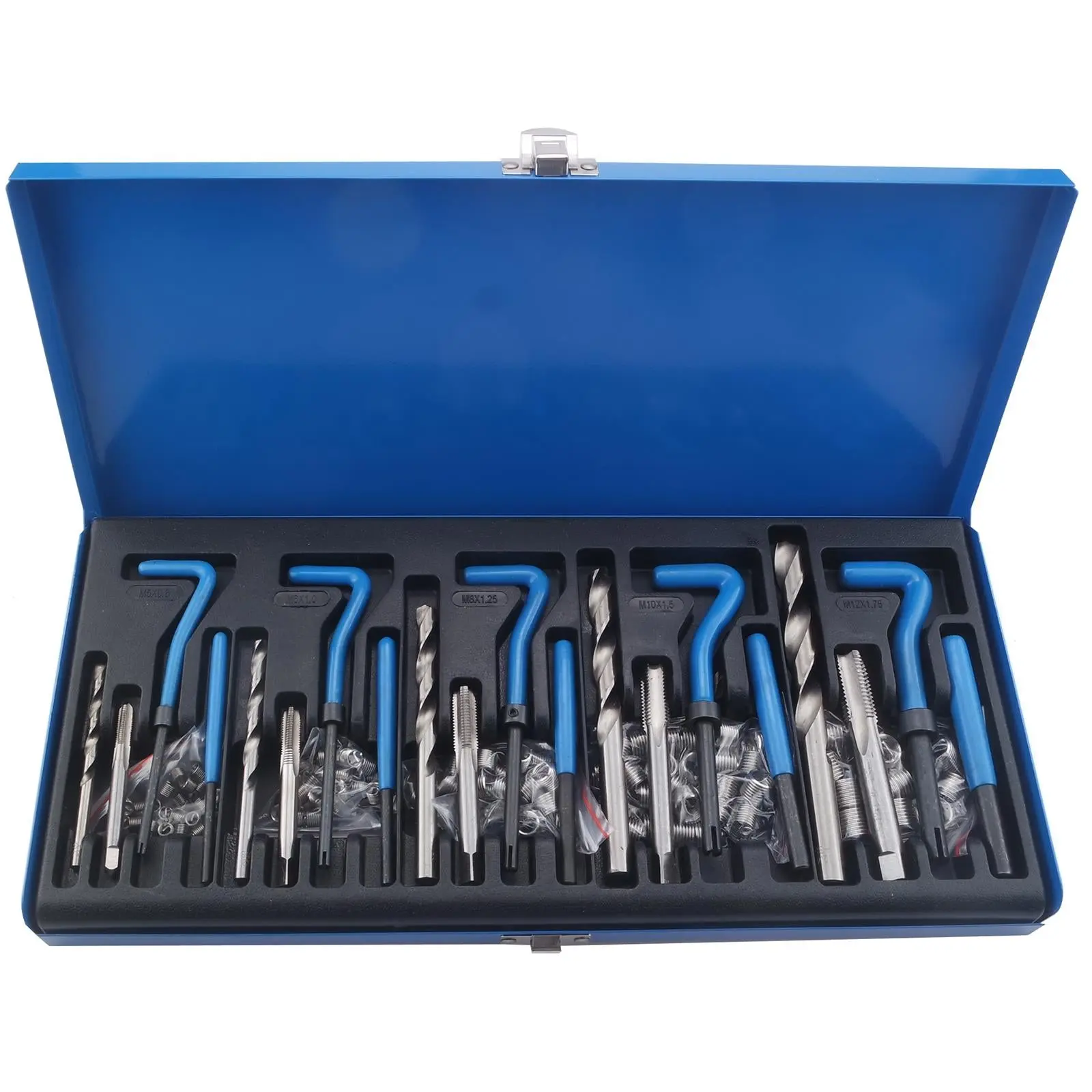 BlueSpot Thread Repair Kit 131 Piece M5-M12 - Image 2
