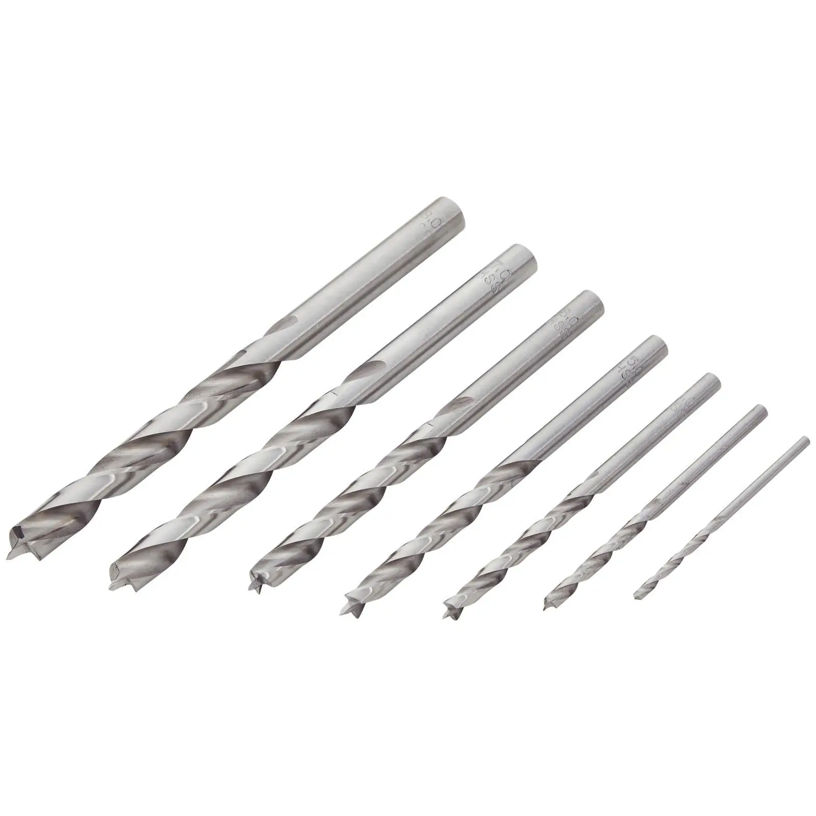 BlueSpot Wood Drill Bit Set Double Flute 2-8mm 7 Piece - Image 2