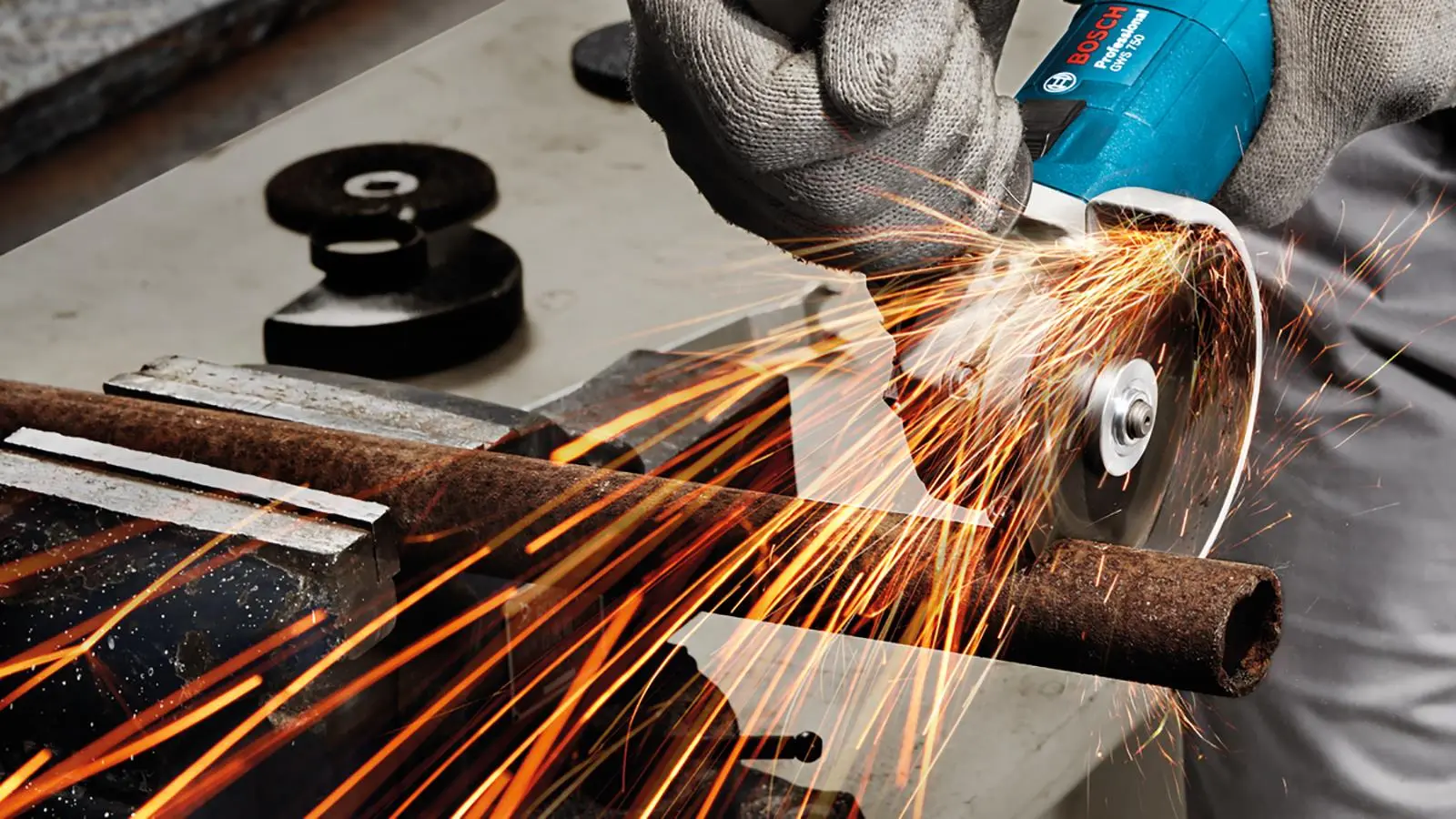 Bosch Angle Grinder 115mm 750W 110V Corded GWS 750 - Image 5